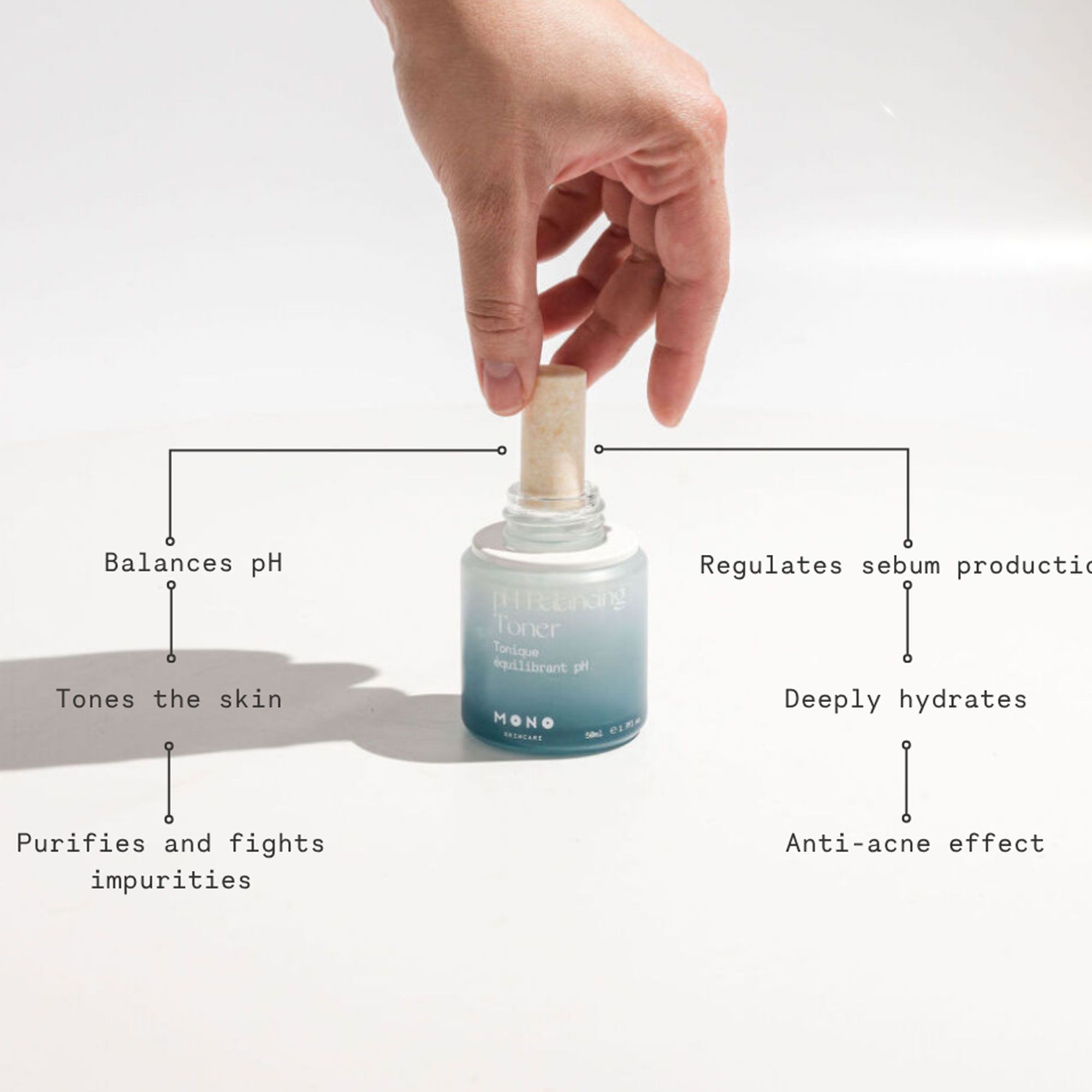 MONO Skincare Ricarica tonico viso in compressa (8,5g)