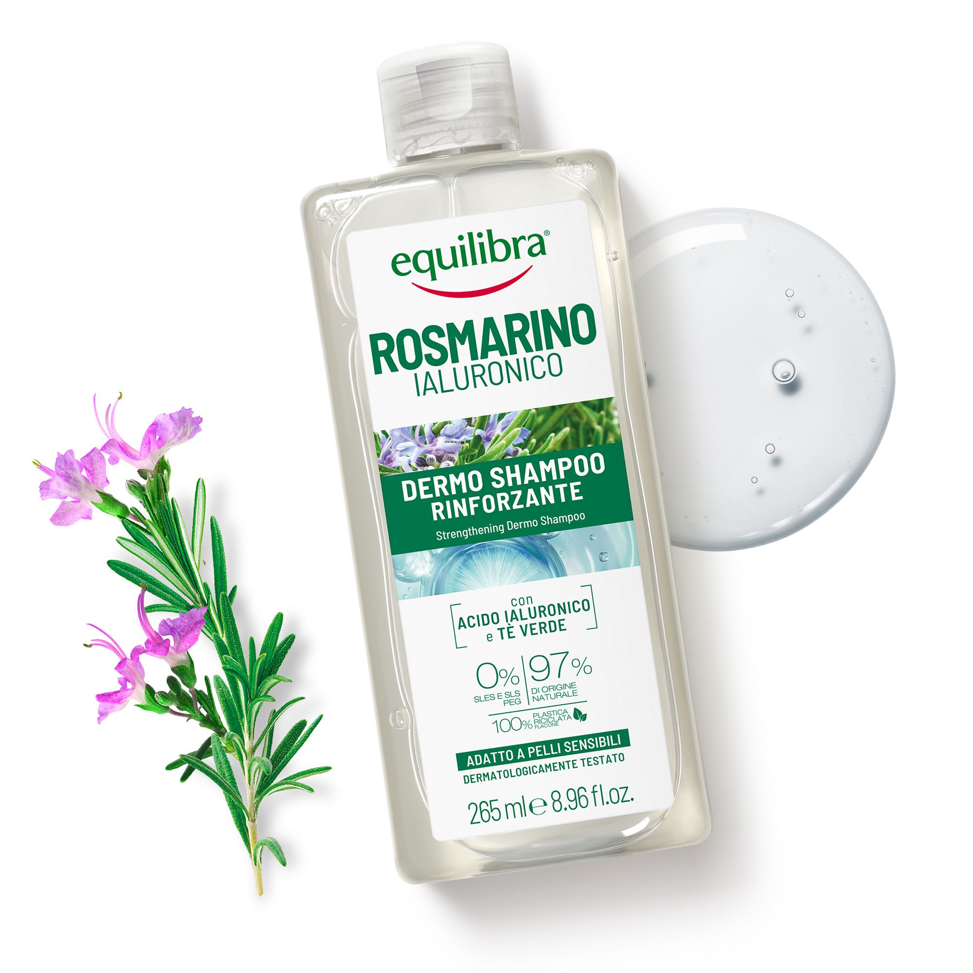 Equilibra®
Shampoo
Rosmarino
Ialuronico (265 ml)
