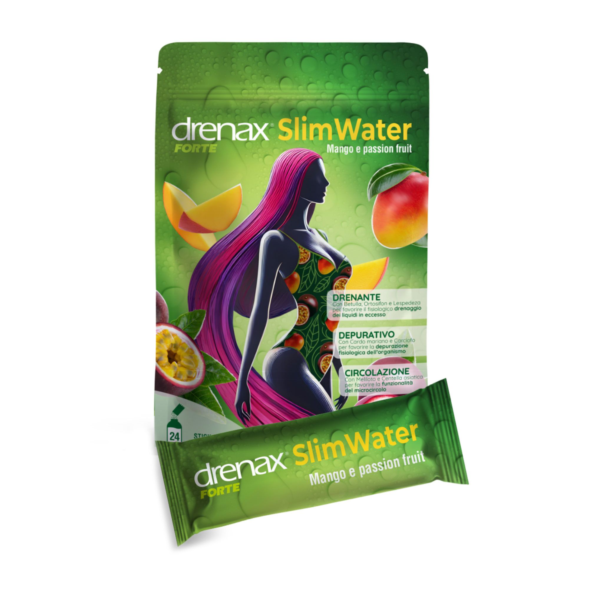 Paladin Pharma Integratore Drenax Slim Water (24 bustine)
