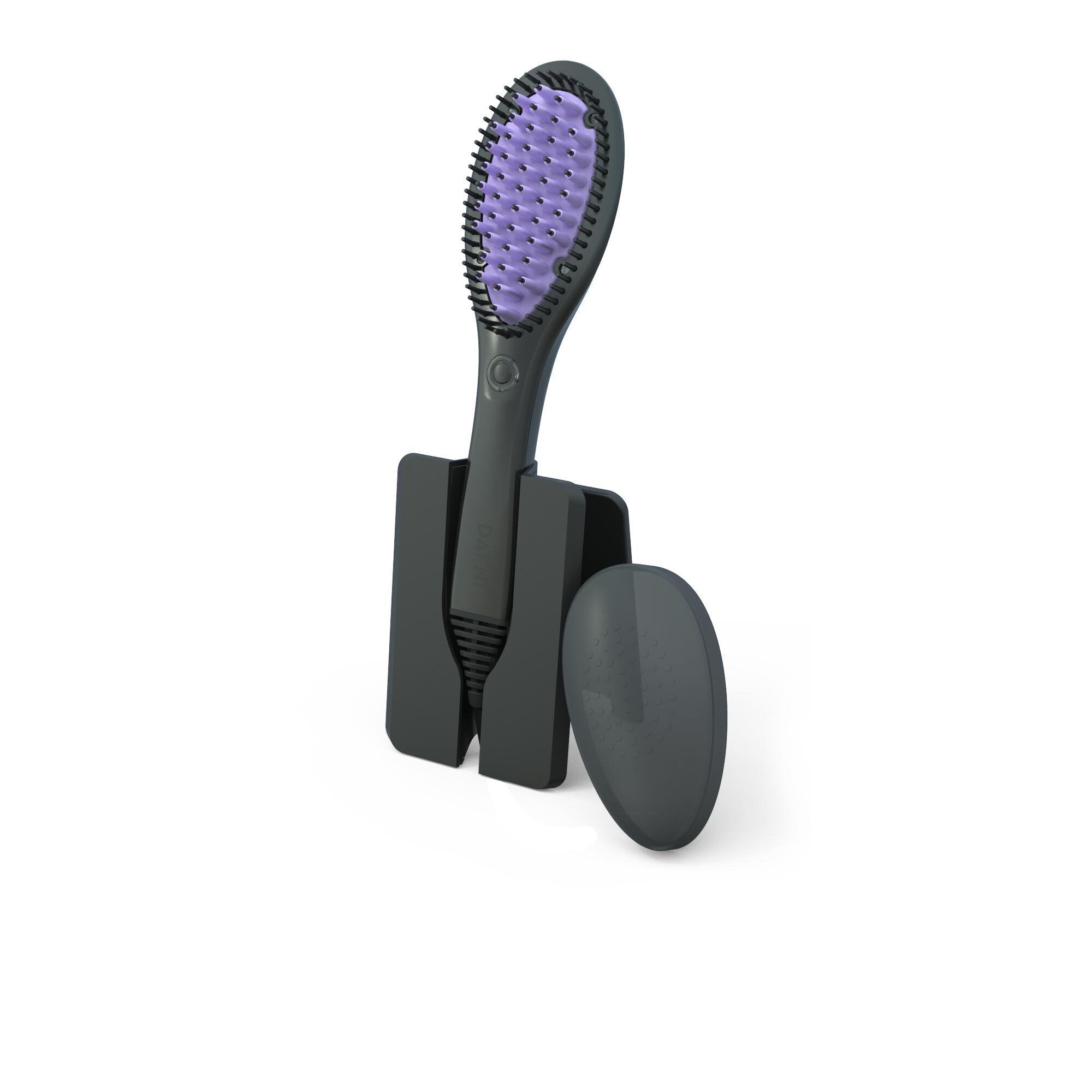 QVC DAFNI Spazzola riscaldata lisciante rivestita in ceramica con supporto