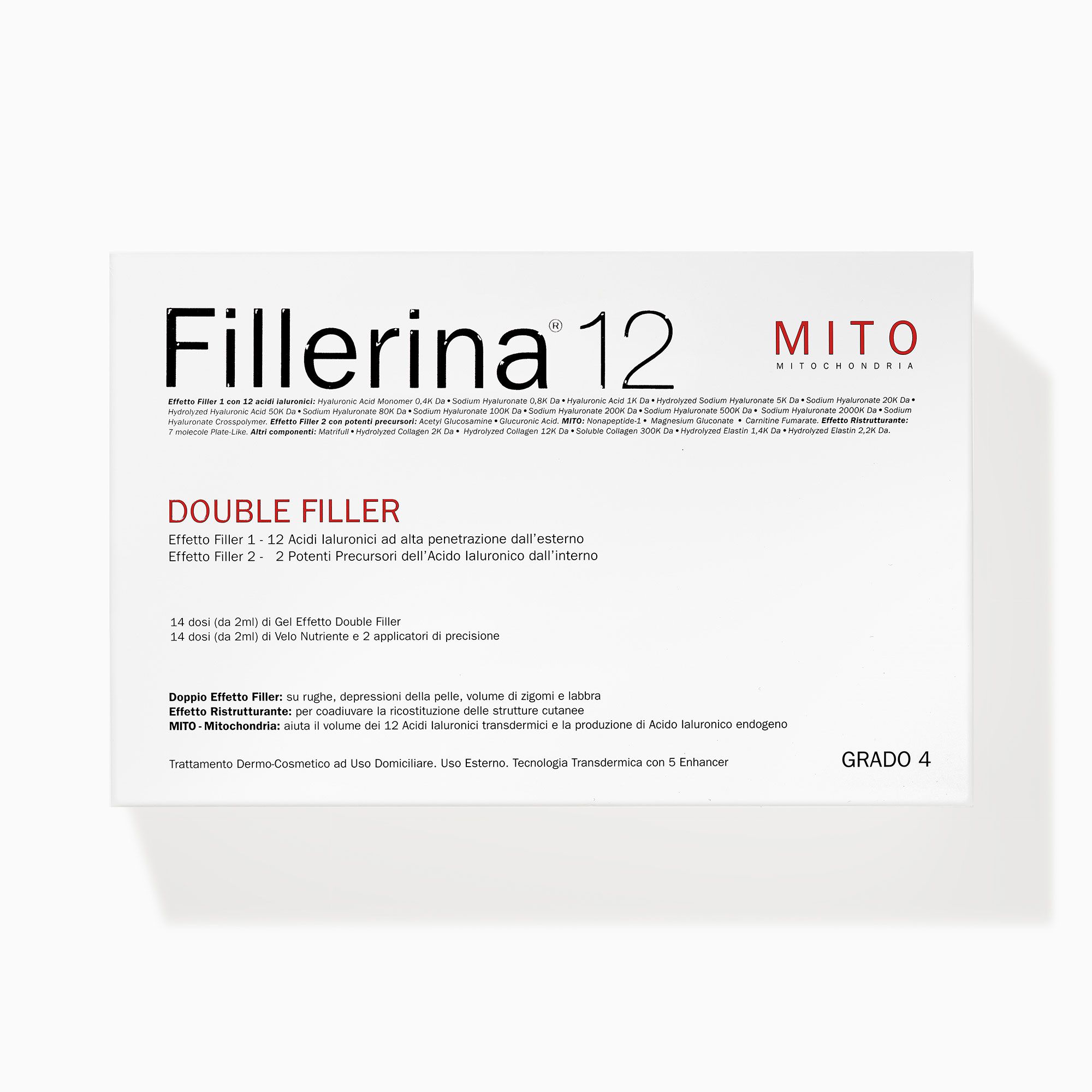 Image of Fillerina Filler Set Gel, Velo e Crema Occhi grado 4 + Filler Labbra Mito061