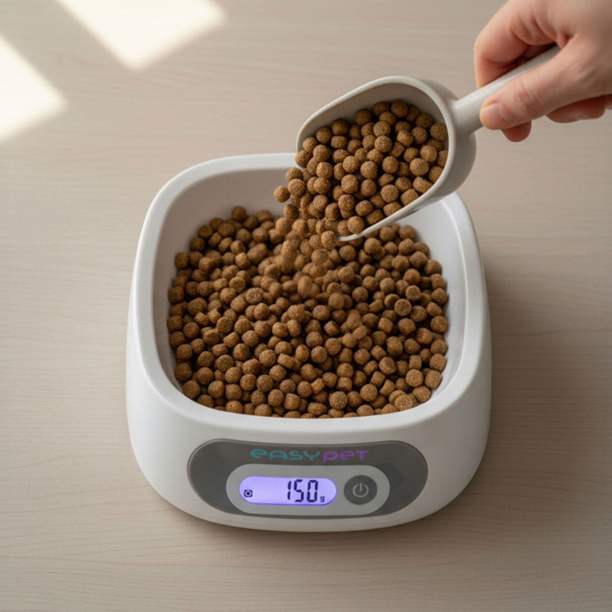  Easy Pet
Ciotola per animali
con bilancia
integrata