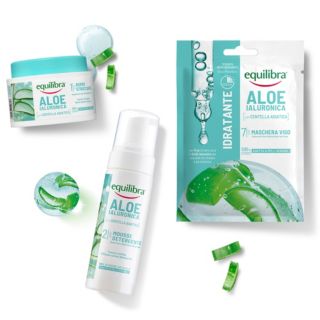 Equlibra®
Burro struccante +
mousse detergente +
maschera tessuto