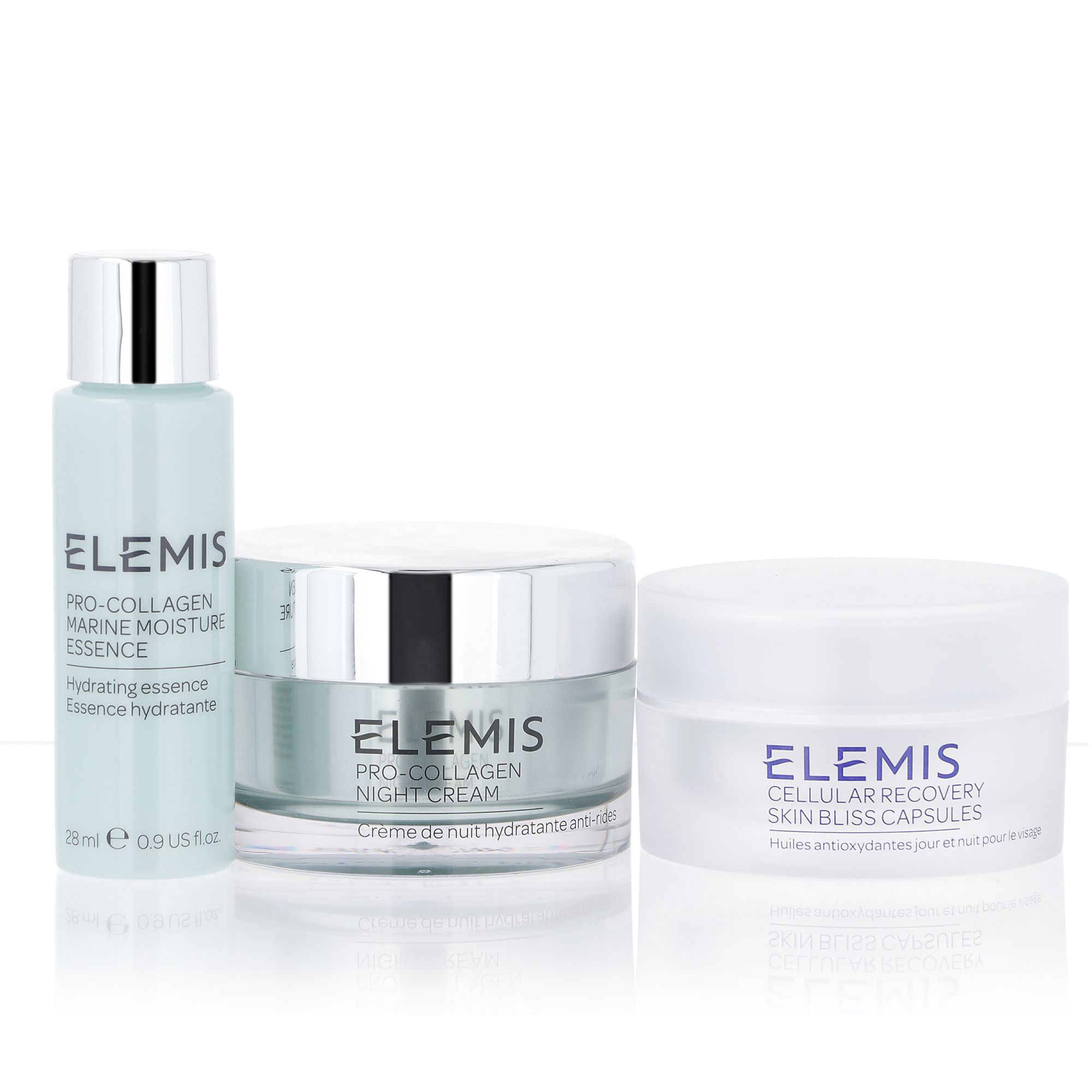 QVC Elemis Crema ed essenza Pro-Collagen+capsule Cellular Recovery