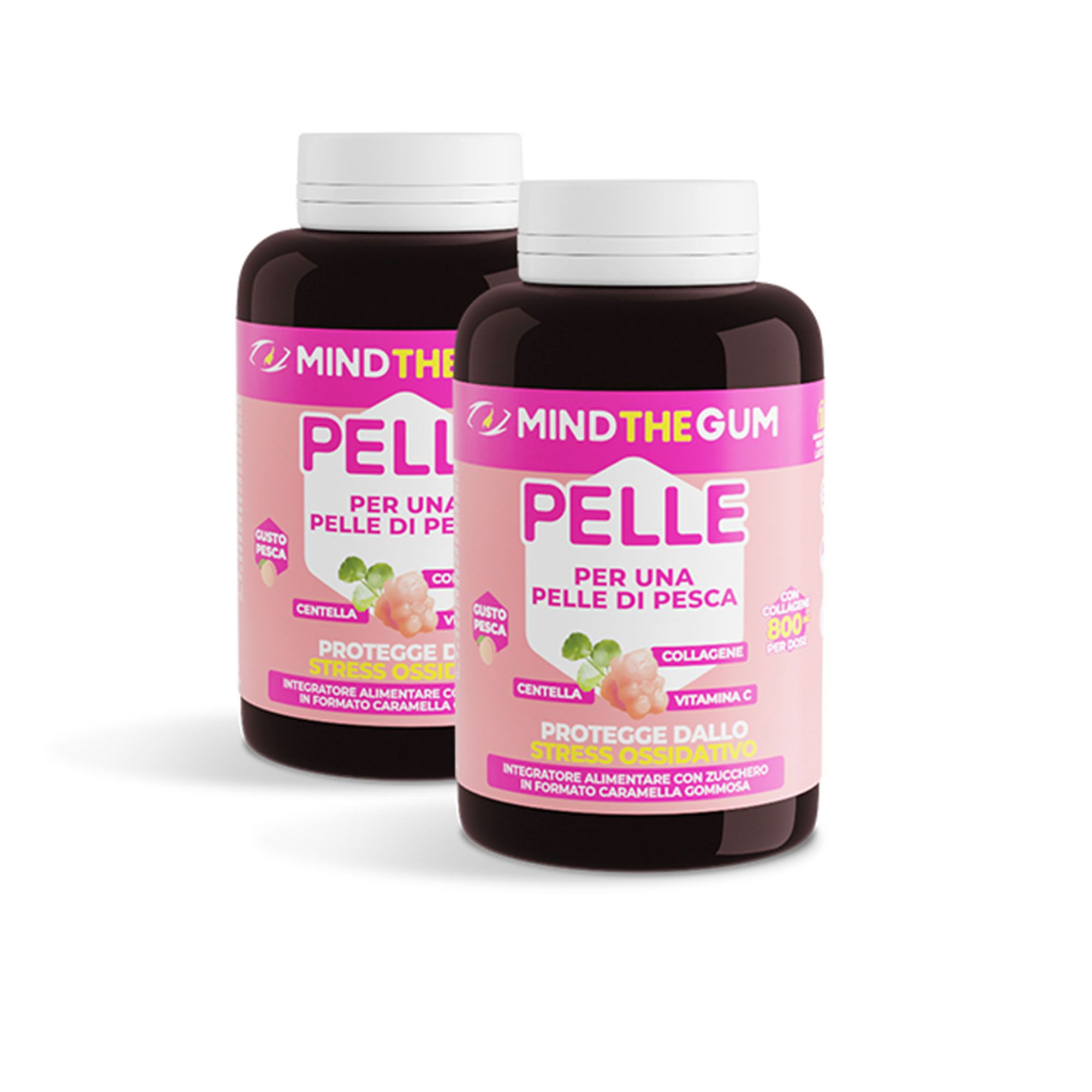 QVC Mind The Gum Pelle Integratore alimentare (120 pastiglie gommose)