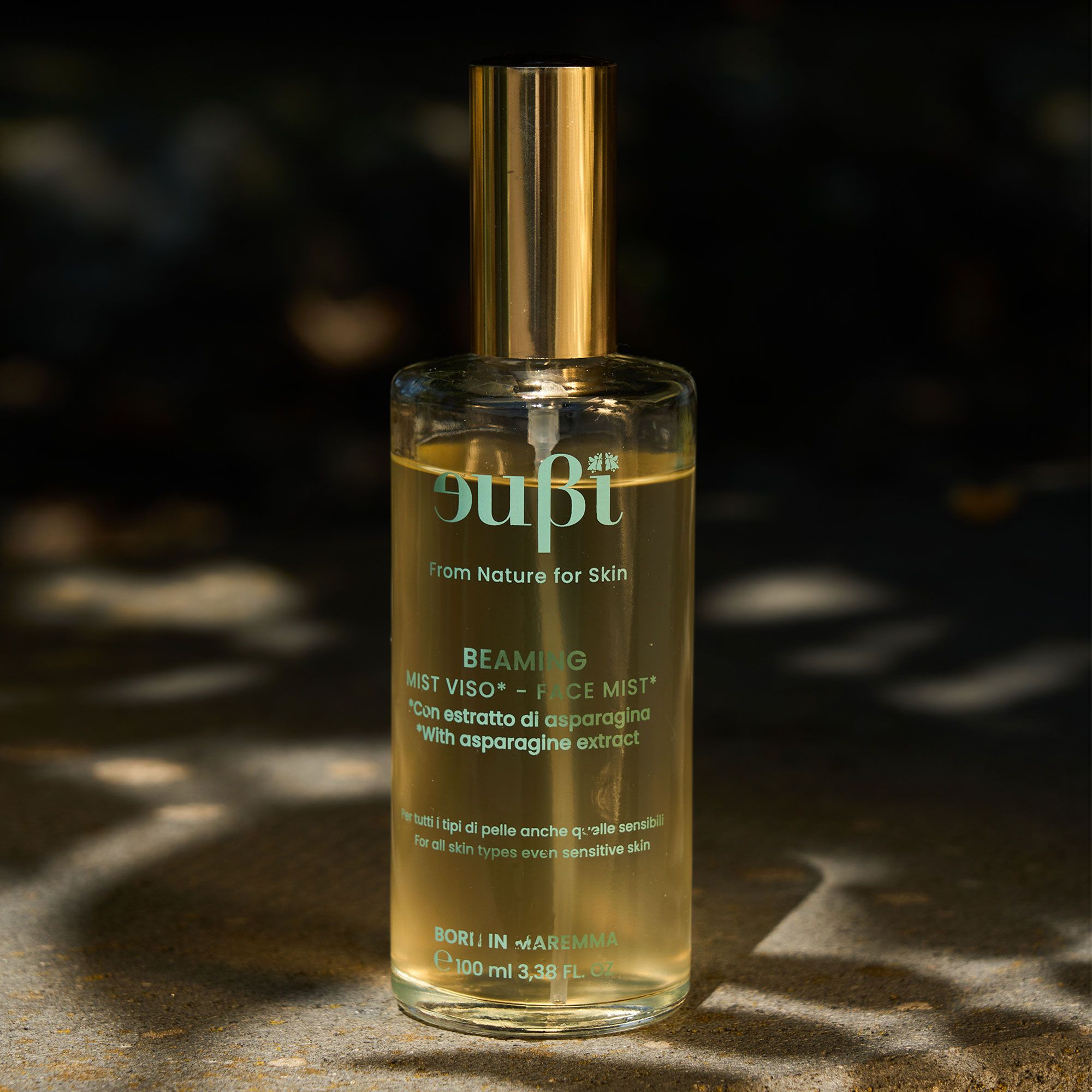 EUBI
Beaming Mist viso
vegana lenitiva e
illuminante (100ml)