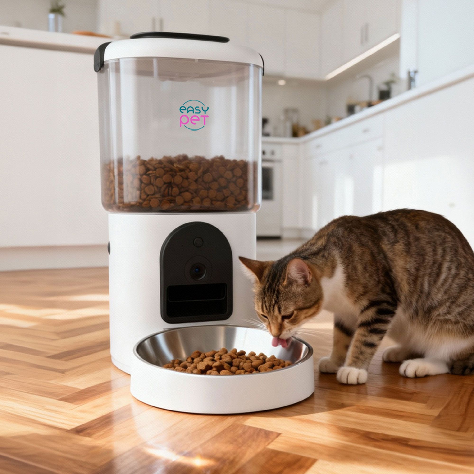  Easy Pet
Distributore cibo
animali automatico
con camera e app