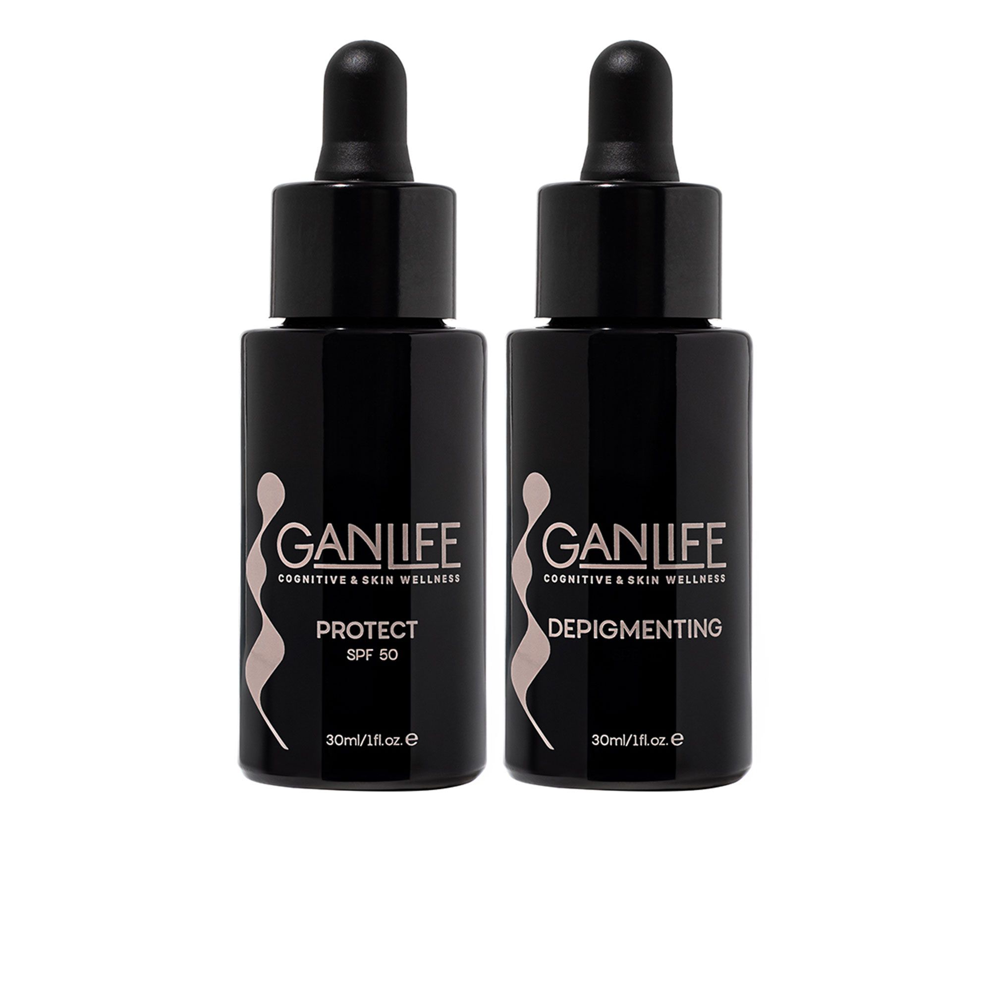 Ganlife
Siero Depigmenting
(30 ml) + fluido
Protect SPF50 (30 ml)