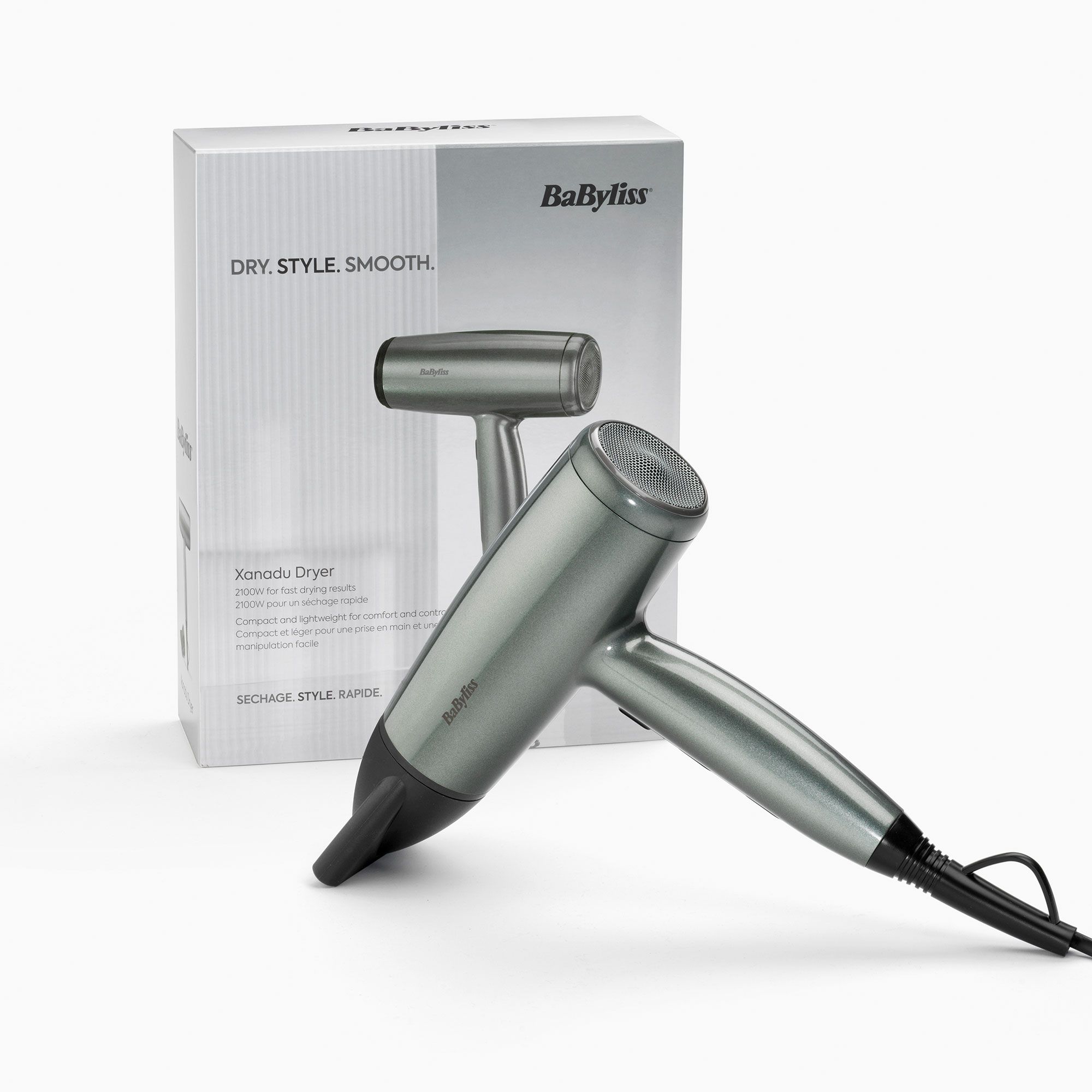 Babyliss
Asciugacapelli Xanadu
con funzione ionica