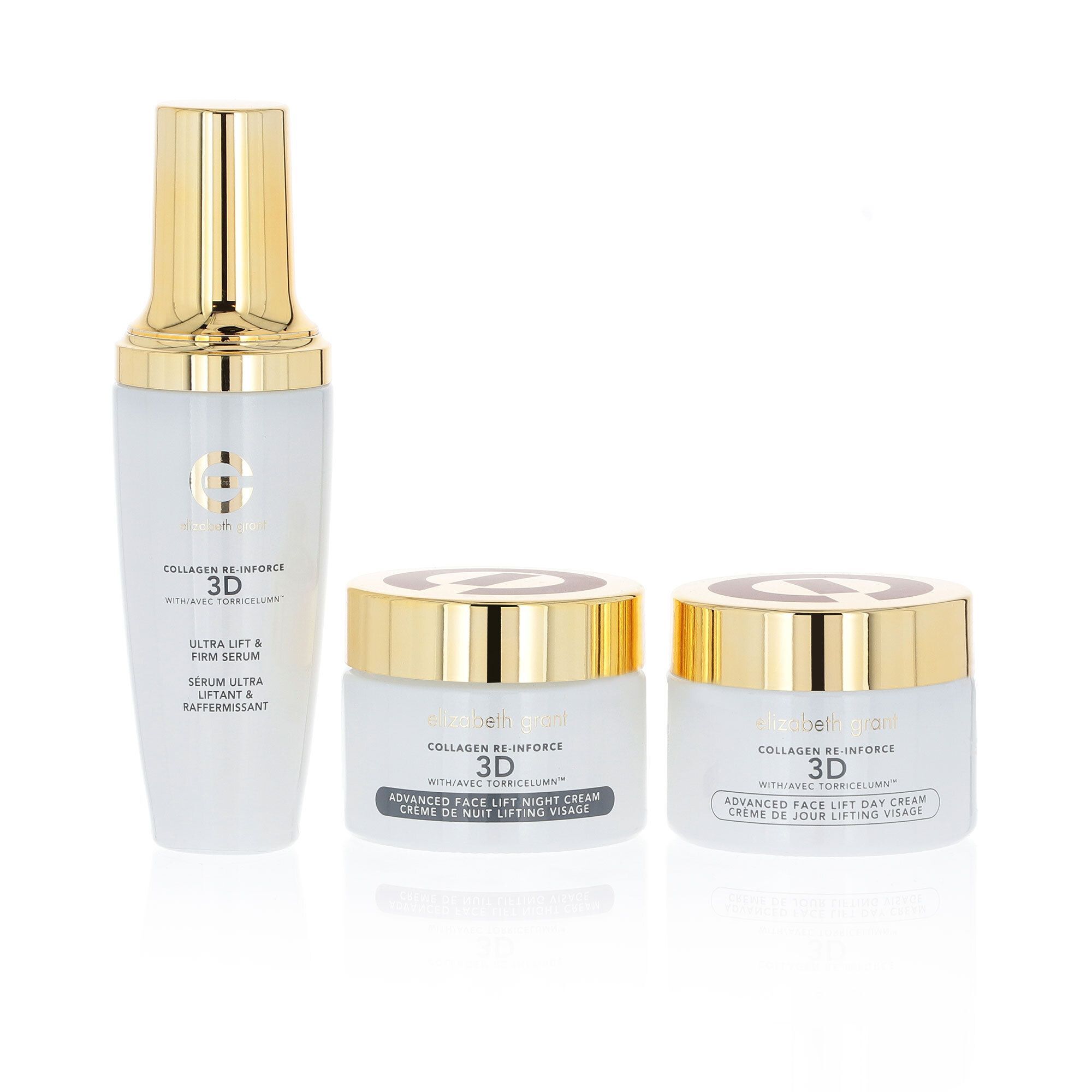 QVC Elizabeth Grant Collagen Re-Inforce 2 creme viso + siero