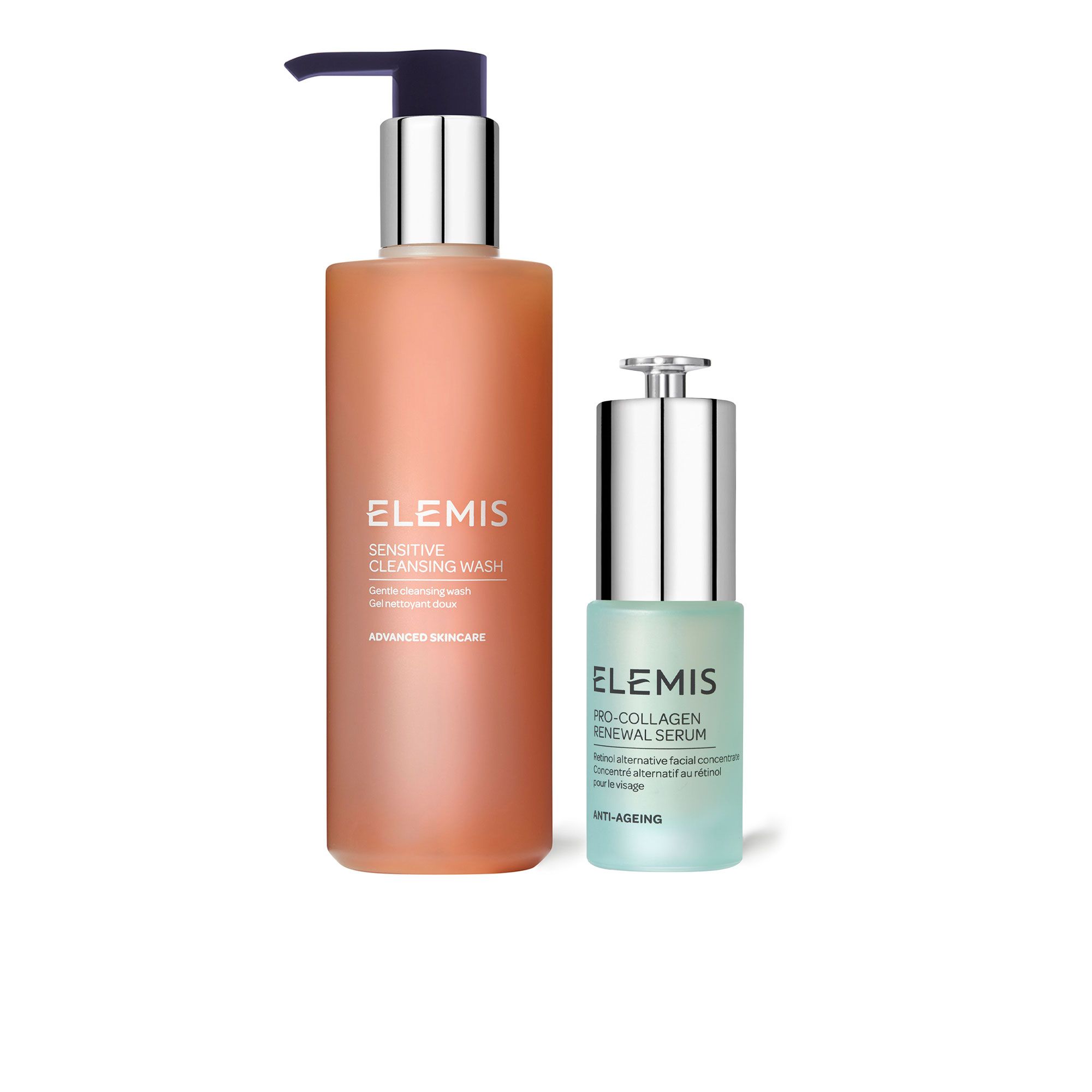 Elemis
Detergente Sensitive
(200ml) e siero 
Pro-Collagen (15ml)