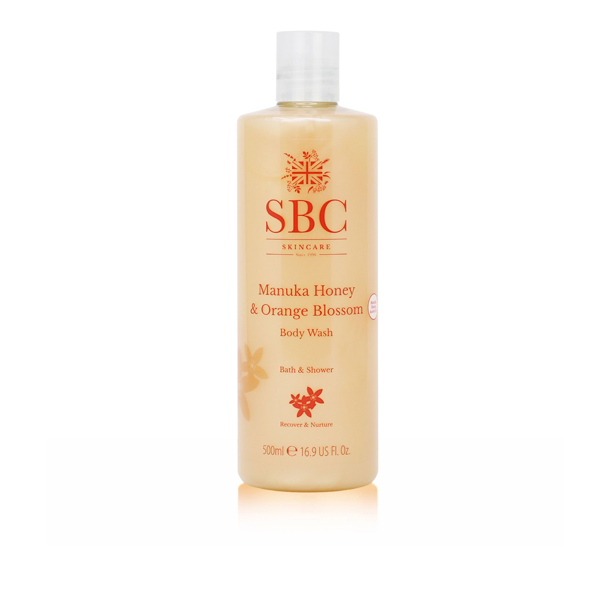SBC
Bagnoschiuma al Miele
di Manuka e Fiori
d'Arancio (500ml)