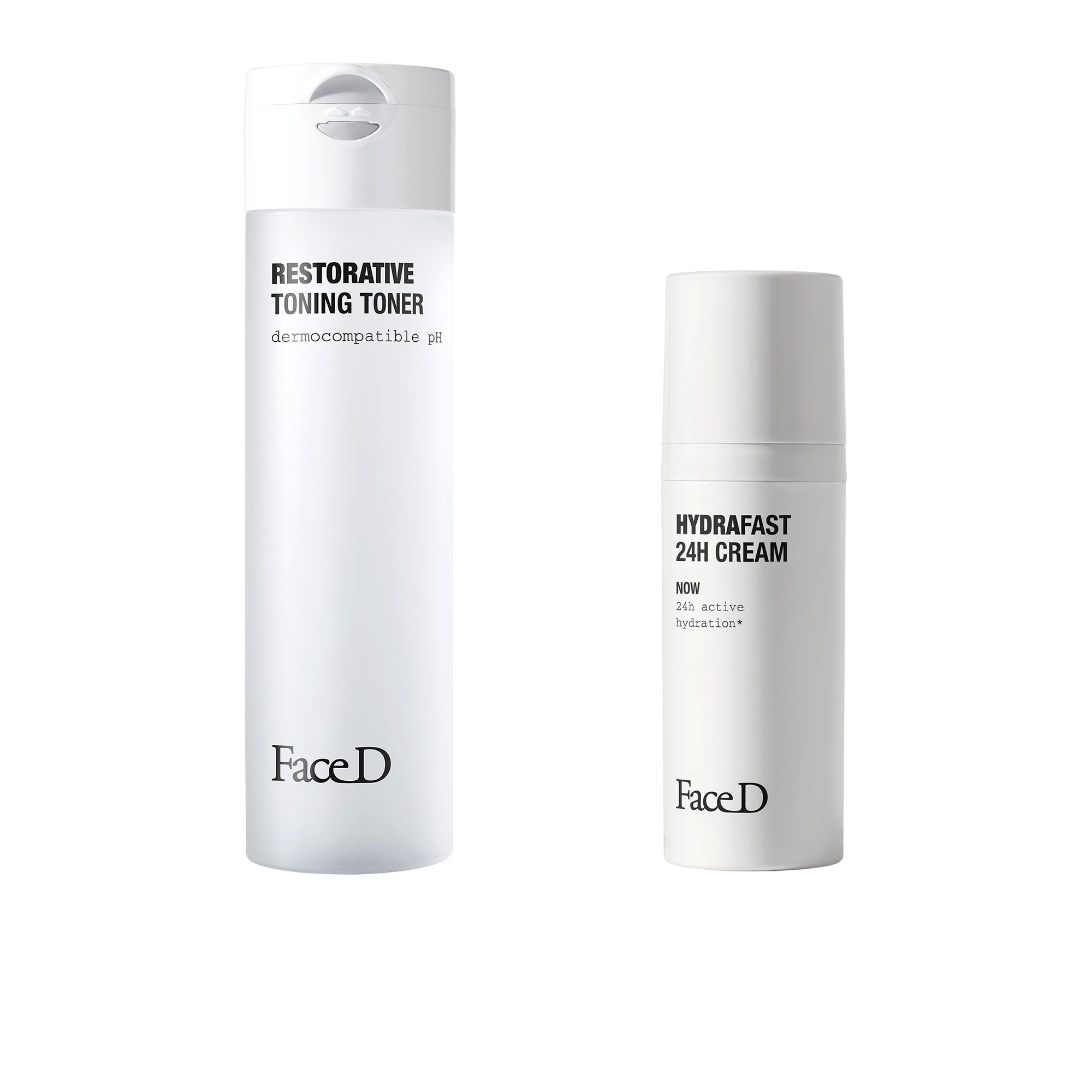 Face-D
Tonico viso
Restorative (200ml)+ 
crema viso 24H (30ml)