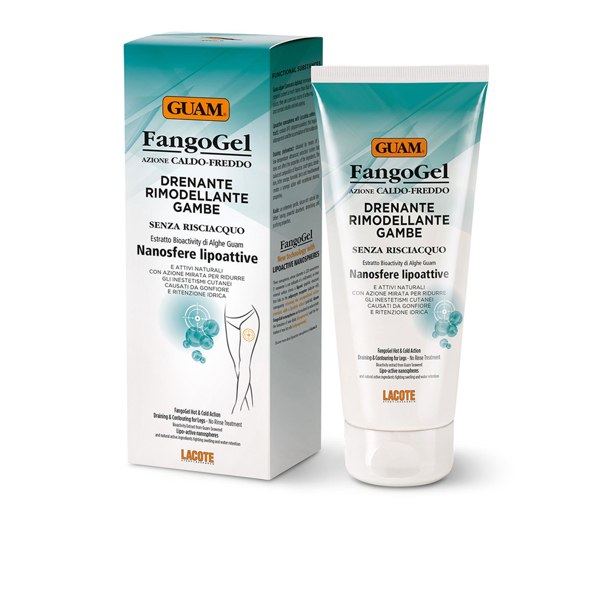 Guam®
Fangogel Drenante
Rimodellante gambe
(200ml)