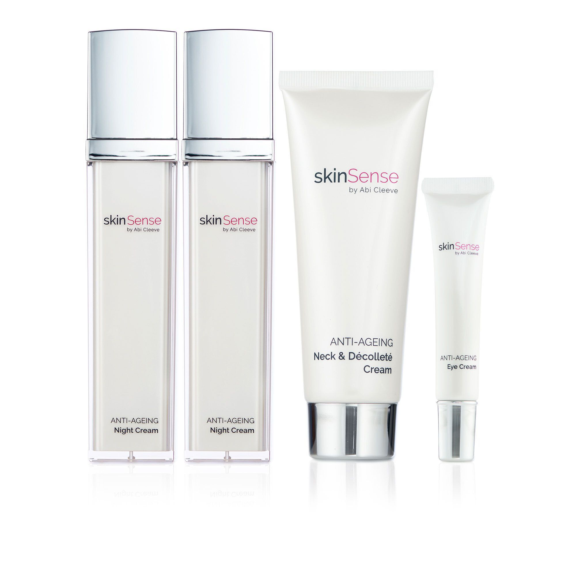 Image of Skinsense 4 prodotti viso linea Anti-Ageing con pochette