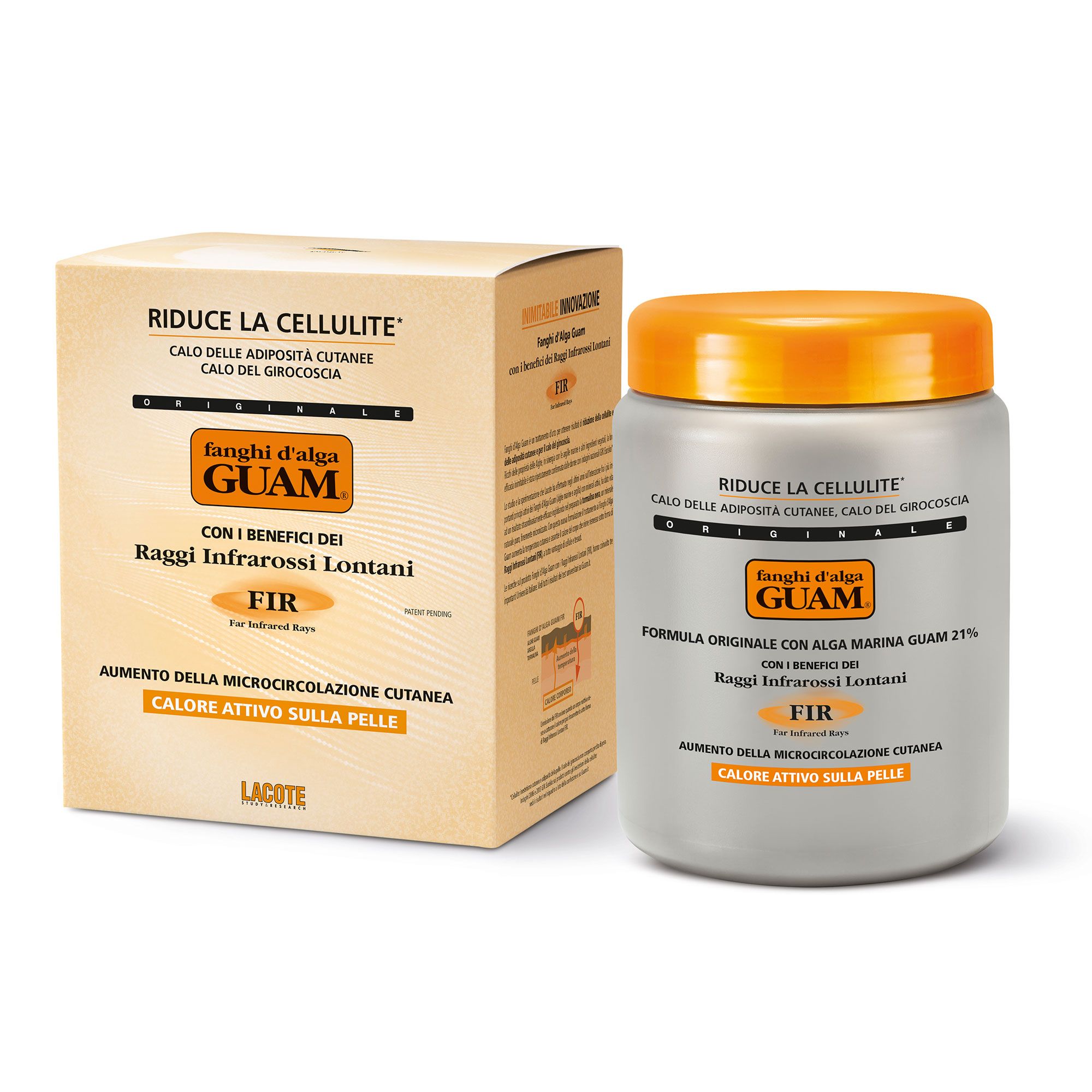 Guam®
Fanghi d'Alga F.I.R.
per inestetisimi
della cellulite (1kg)