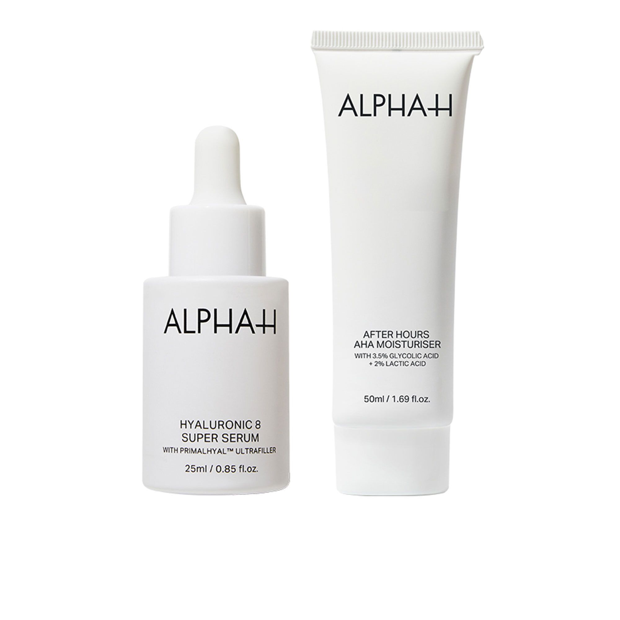 Alpha - H
Crema con acido
glicolico + siero con
acido ialuronico
