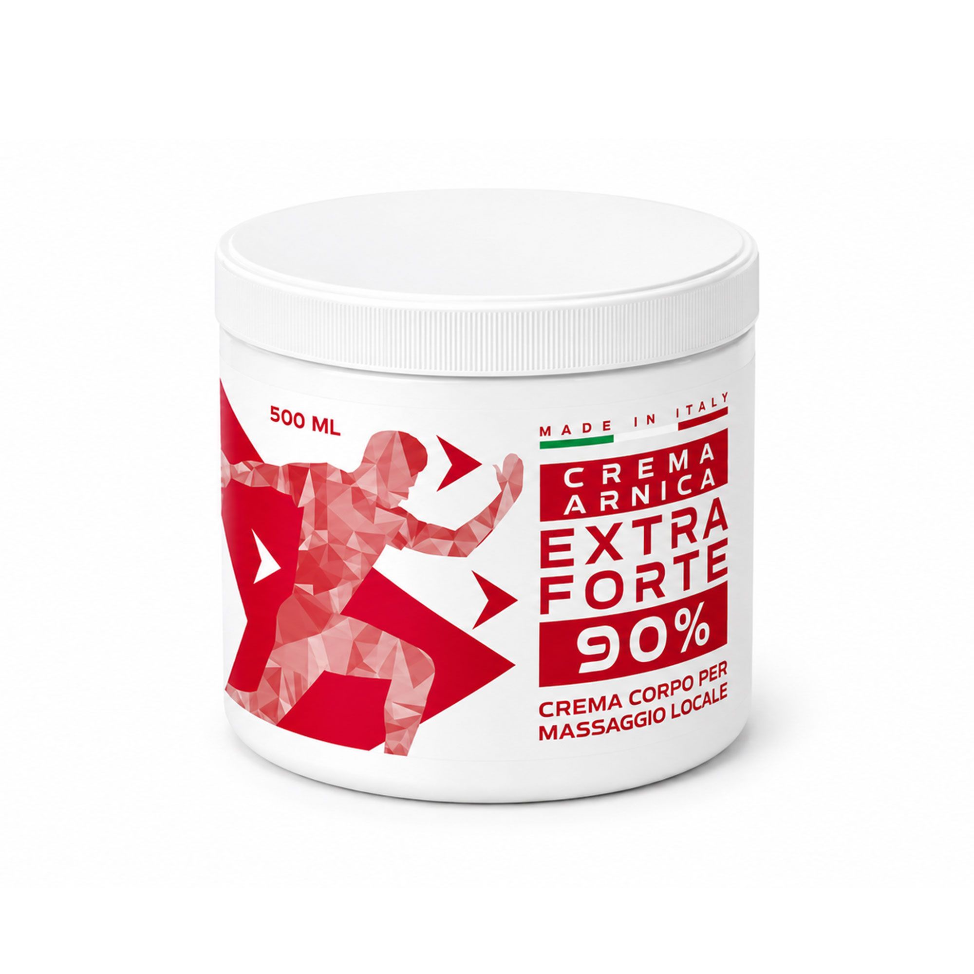 Brand Italia
Crema Arnica 90%
(500 ml) + 5 cerotti
Arnica