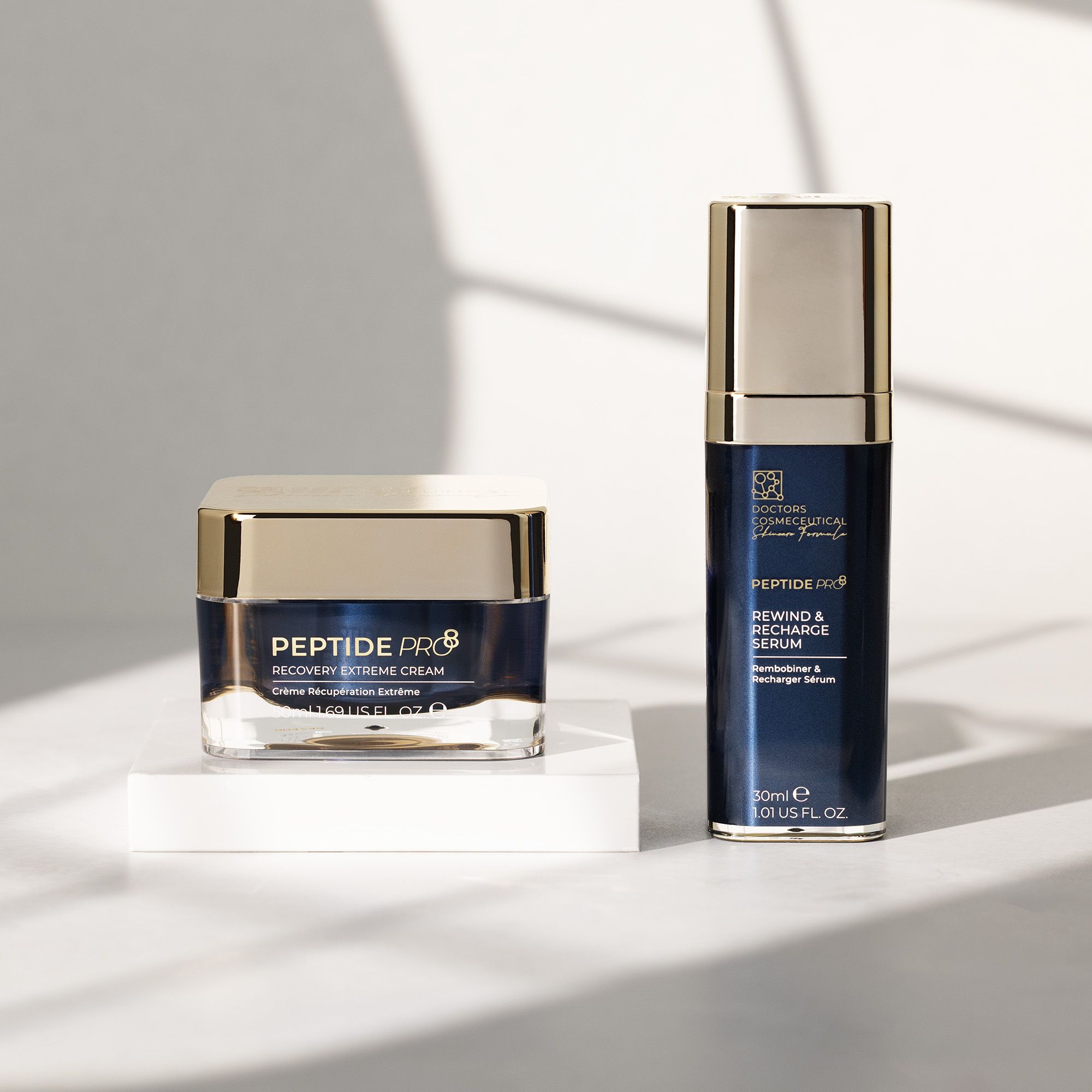 Doctor formula
Peptide Pro8
Siero (30ml)
e crema viso (50ml)