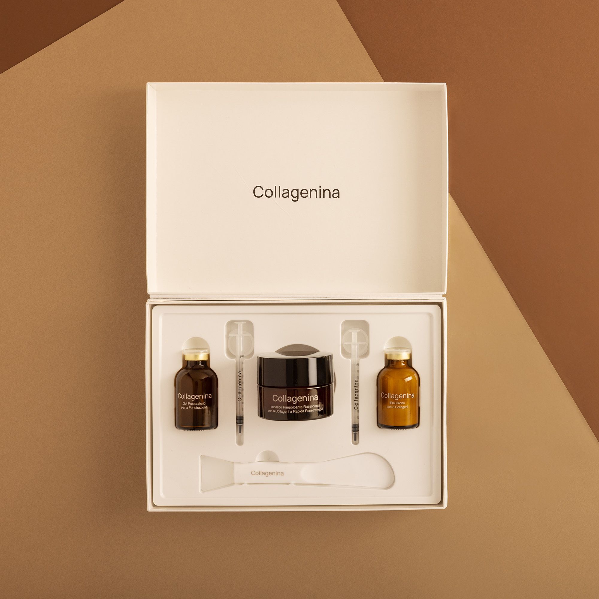 Collagenina
Kit impacco
a 6 Collageni
Grado 2