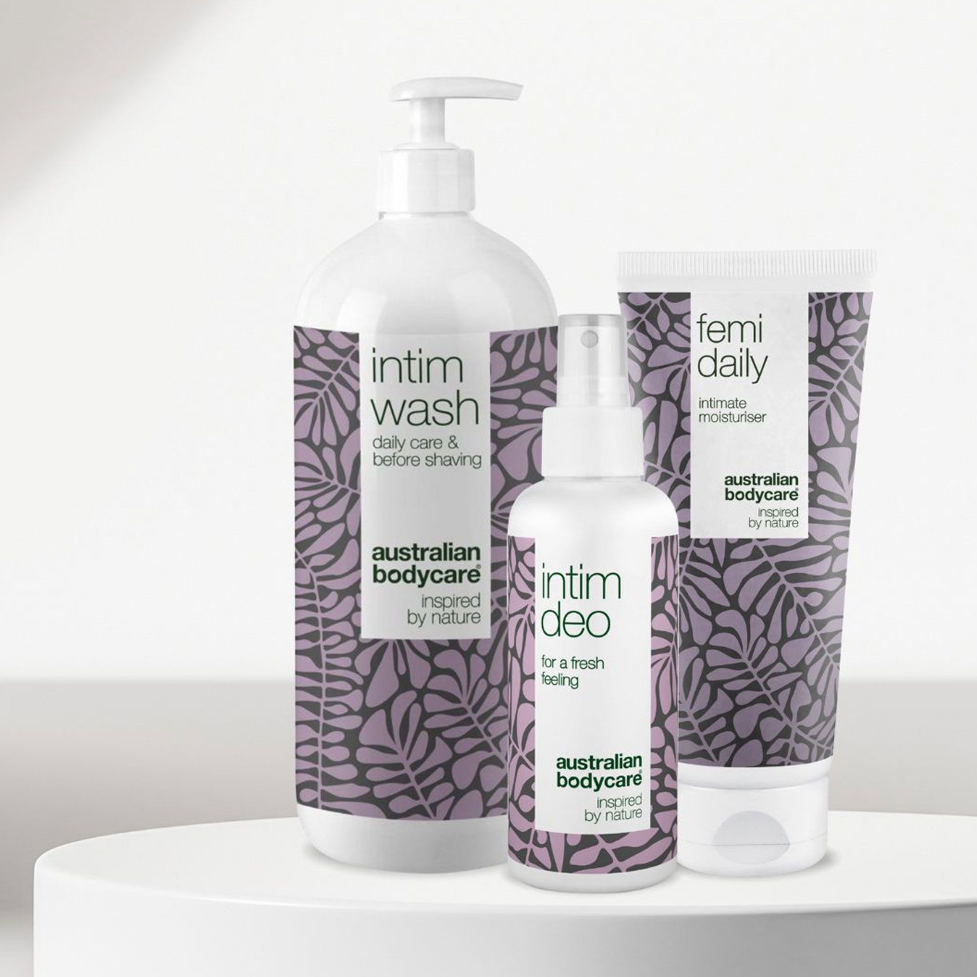 Australian Bodycare Kit Intimate Care: detergente, gel e deodorante