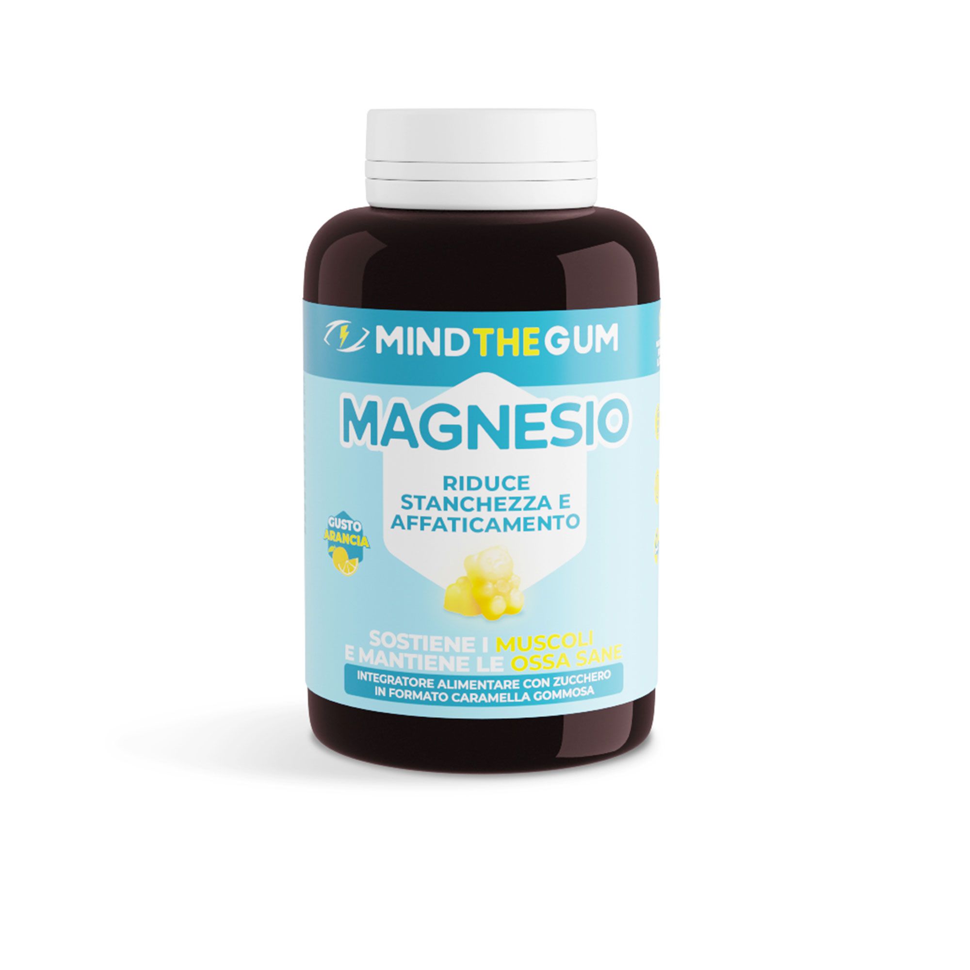 Image of Mind The Gum Magnesio Int. Alimentare gusto arancia 60 gommose061