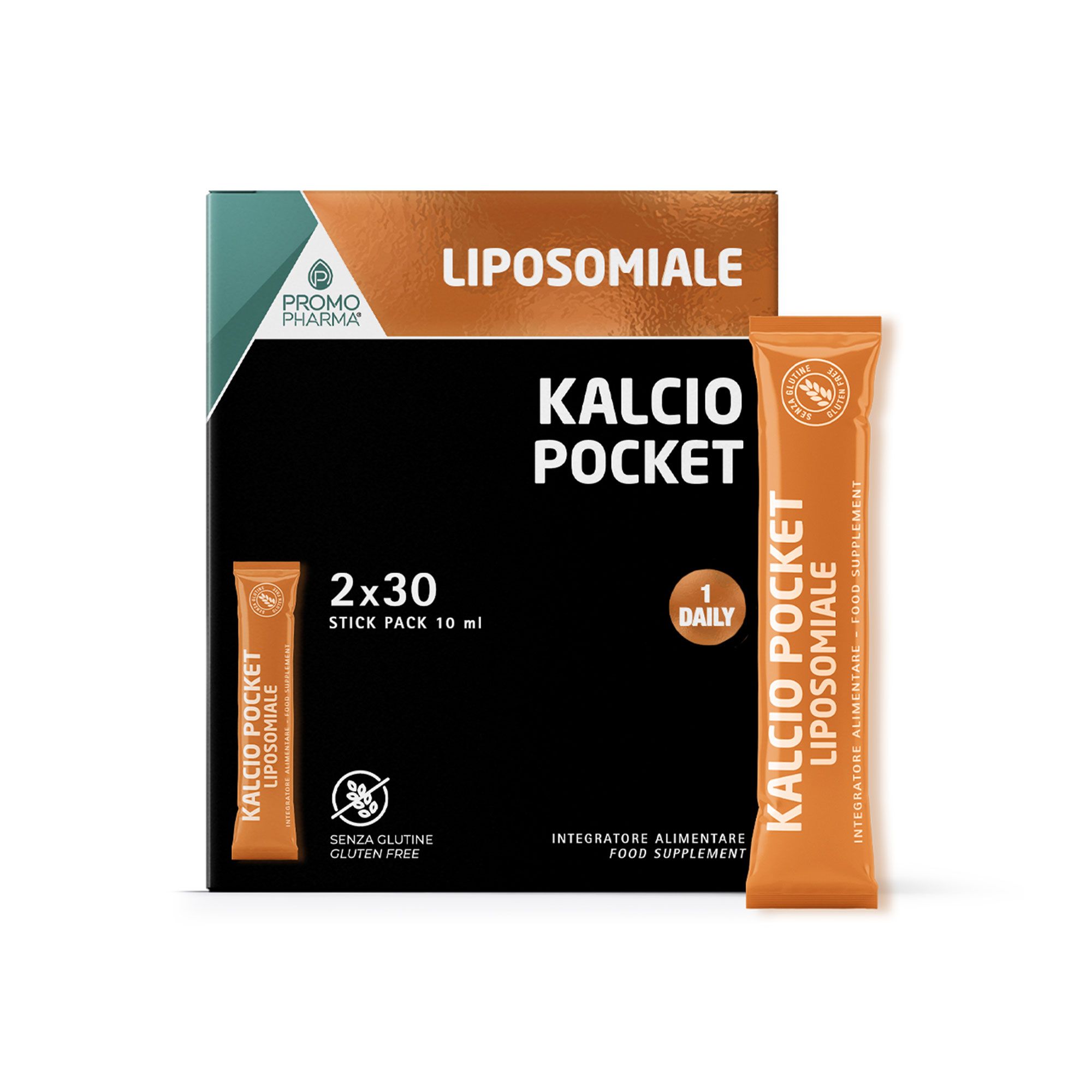 PromoPharma
Integratore 
alimentare Kalcio
Pocket (2x30 stick)