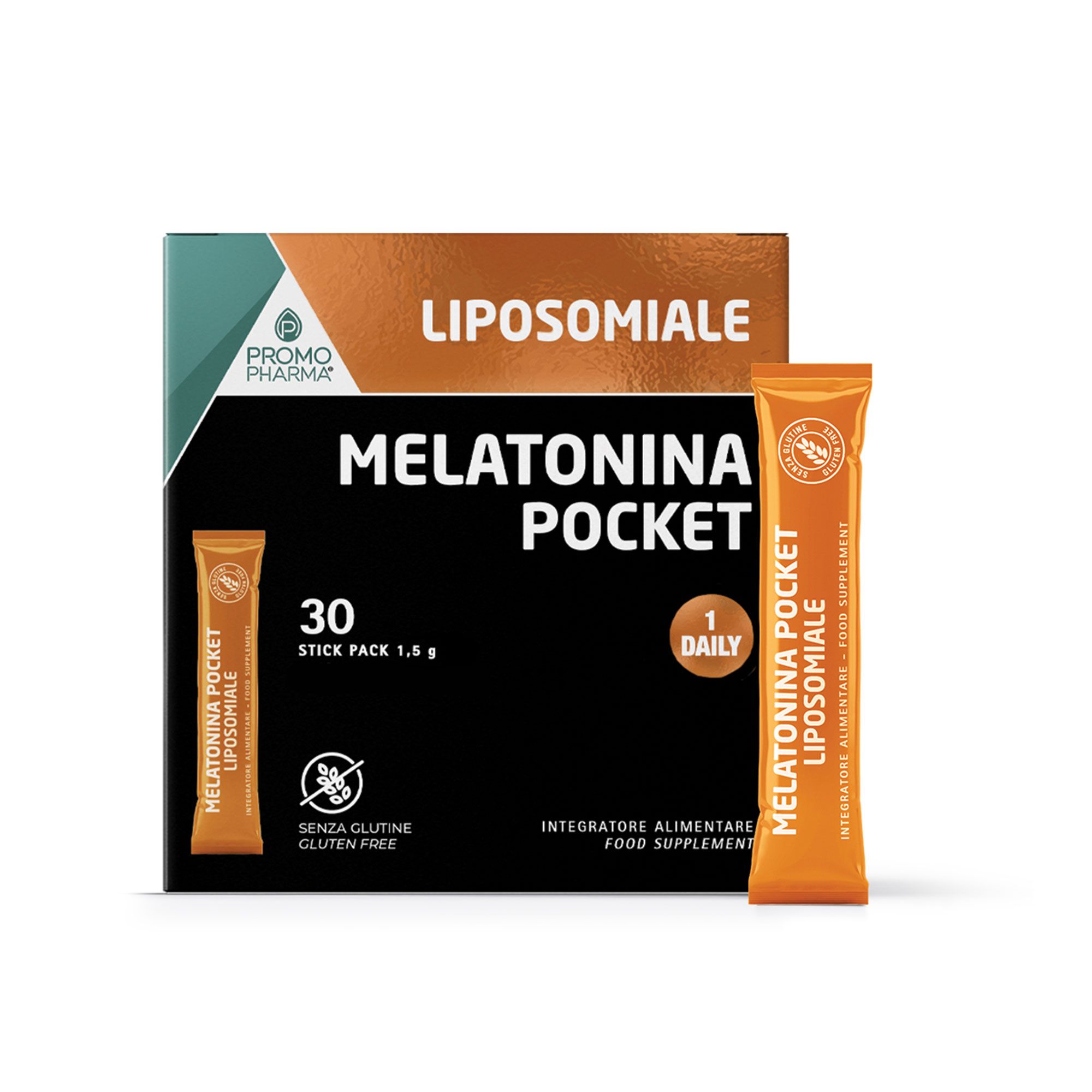 PromoPharma
Integratore
Melatonina Pocket
Liposomiale (30 pz)