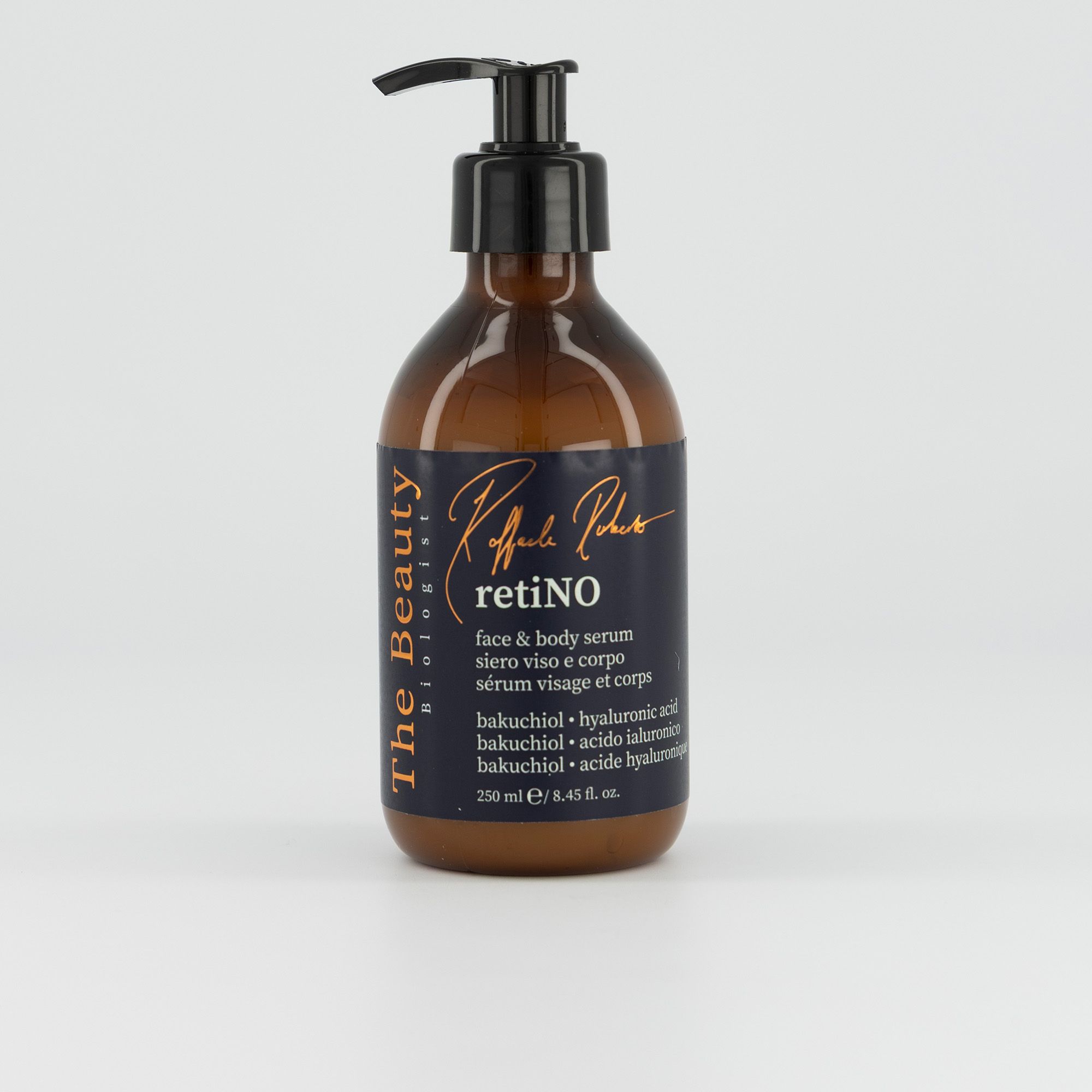 The Beauty Biologist
Siero viso e corpo
RetiNO (250 ml)