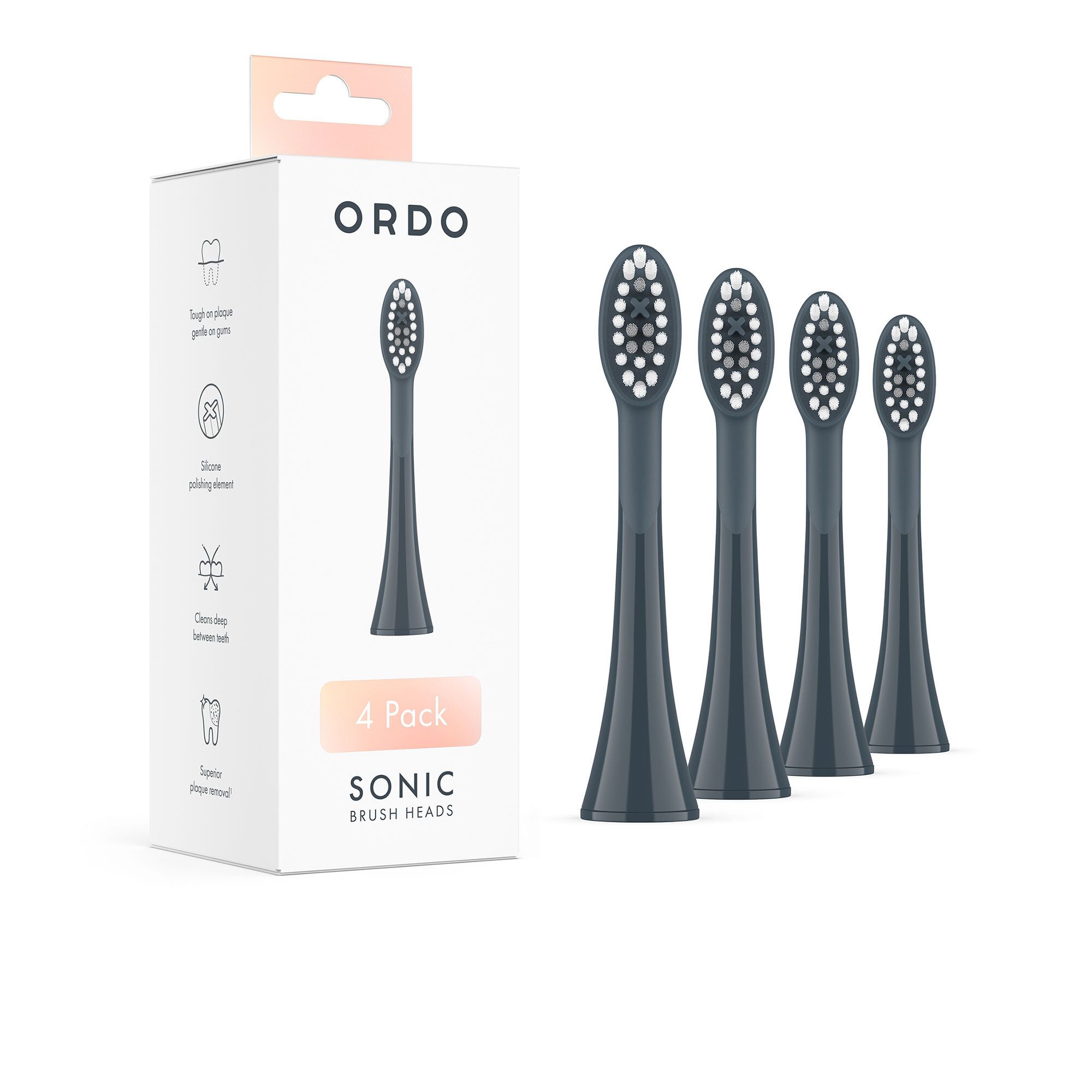 Image of ORDO Set 4 testine di ricambio Sonic Brush, 6 colori061