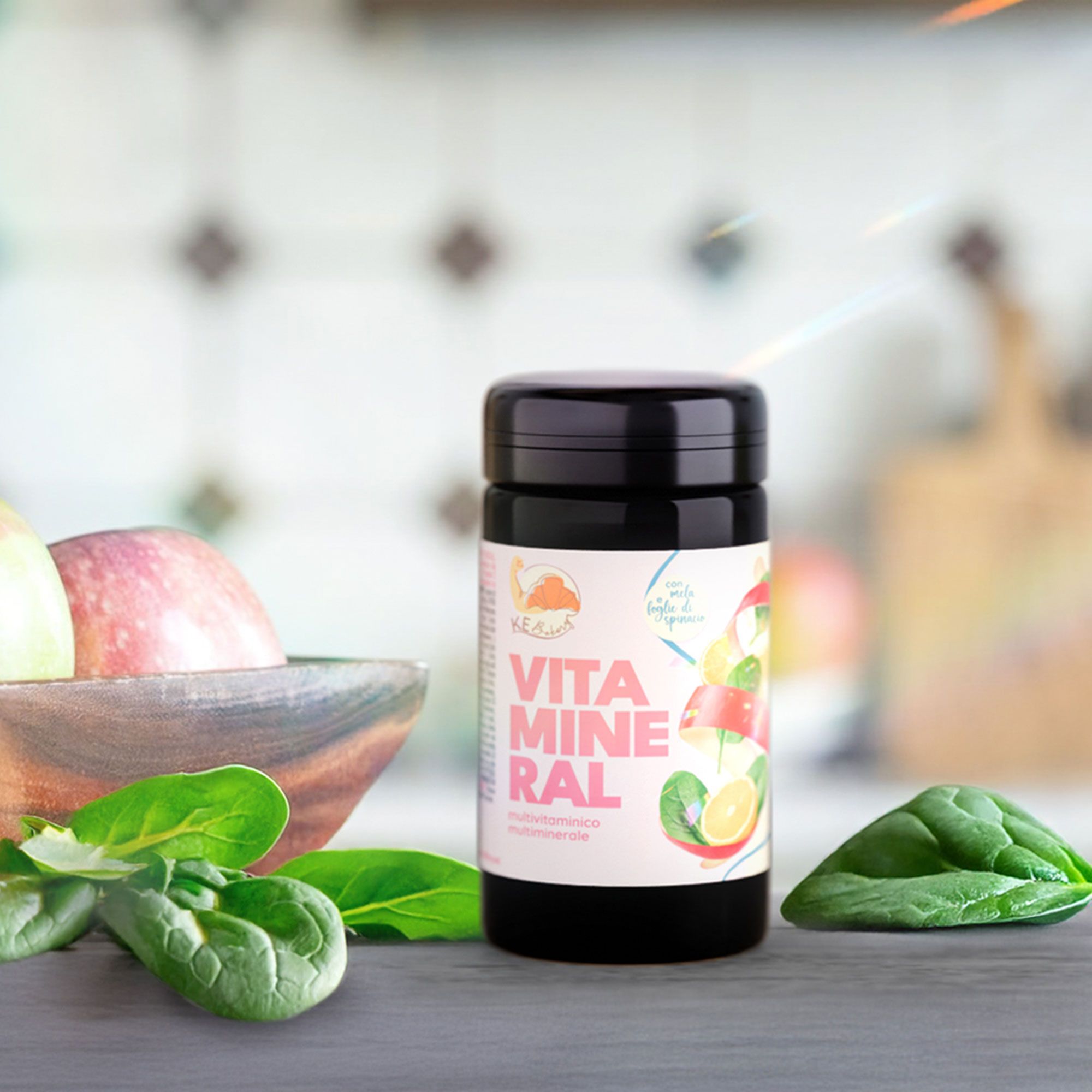 Ke Bakery
Integratore
Vitamineral 
(36 g - 30 cps)