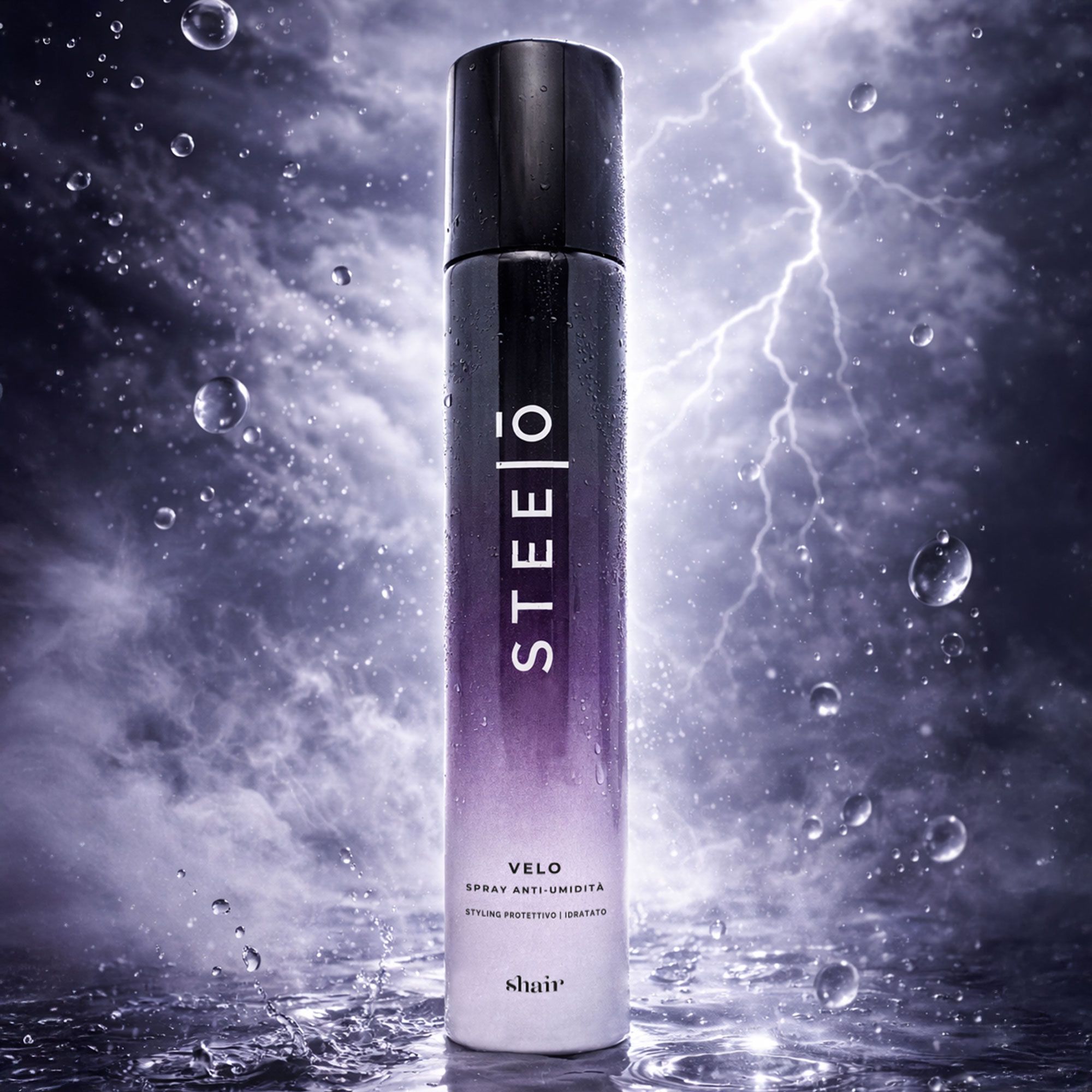 SHAIR
Steelō Velo
Spray anti-umidità
per capelli (200 ml)