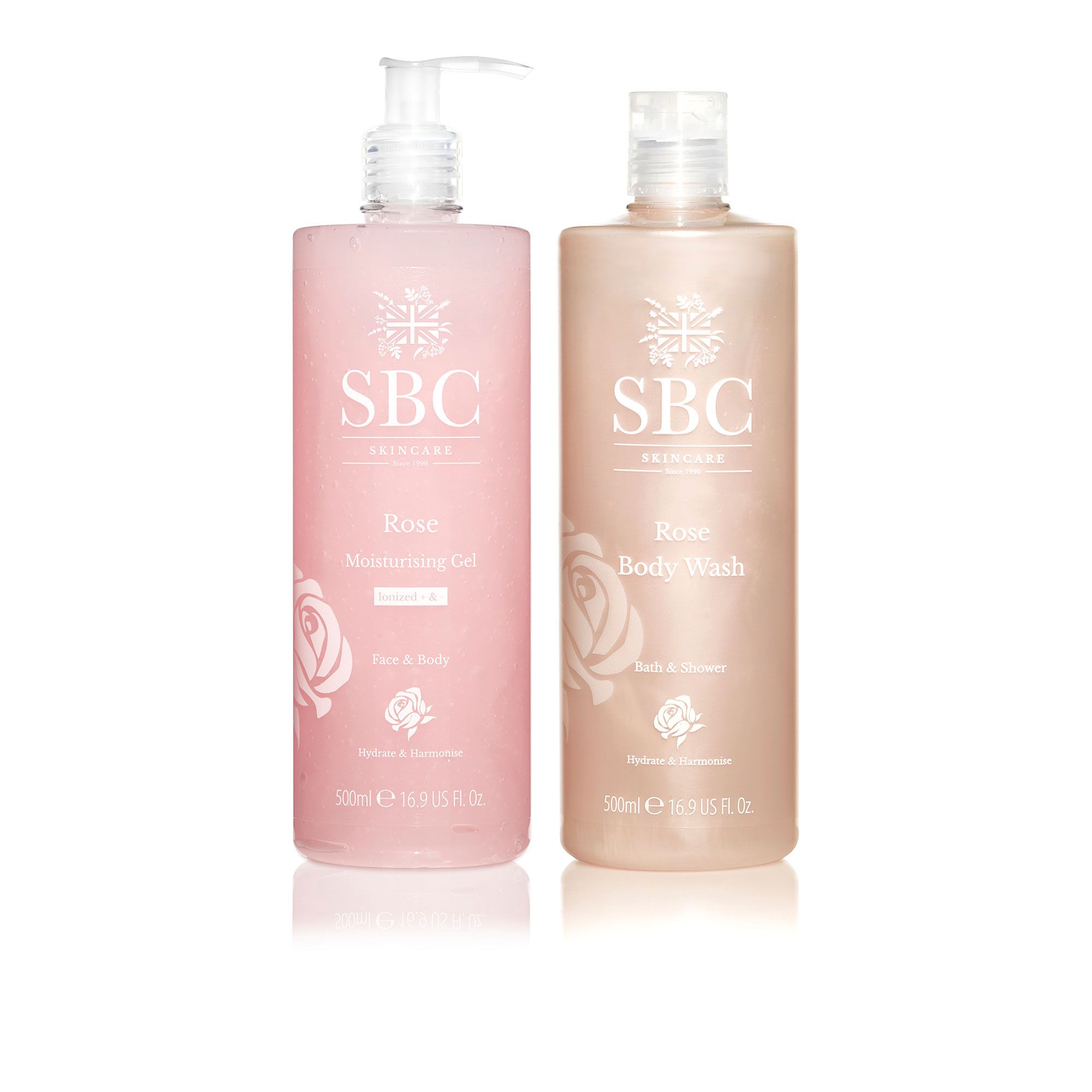 SBC
Kit Rose: gel
idratante (500 ml) e
detergente (500 ml)