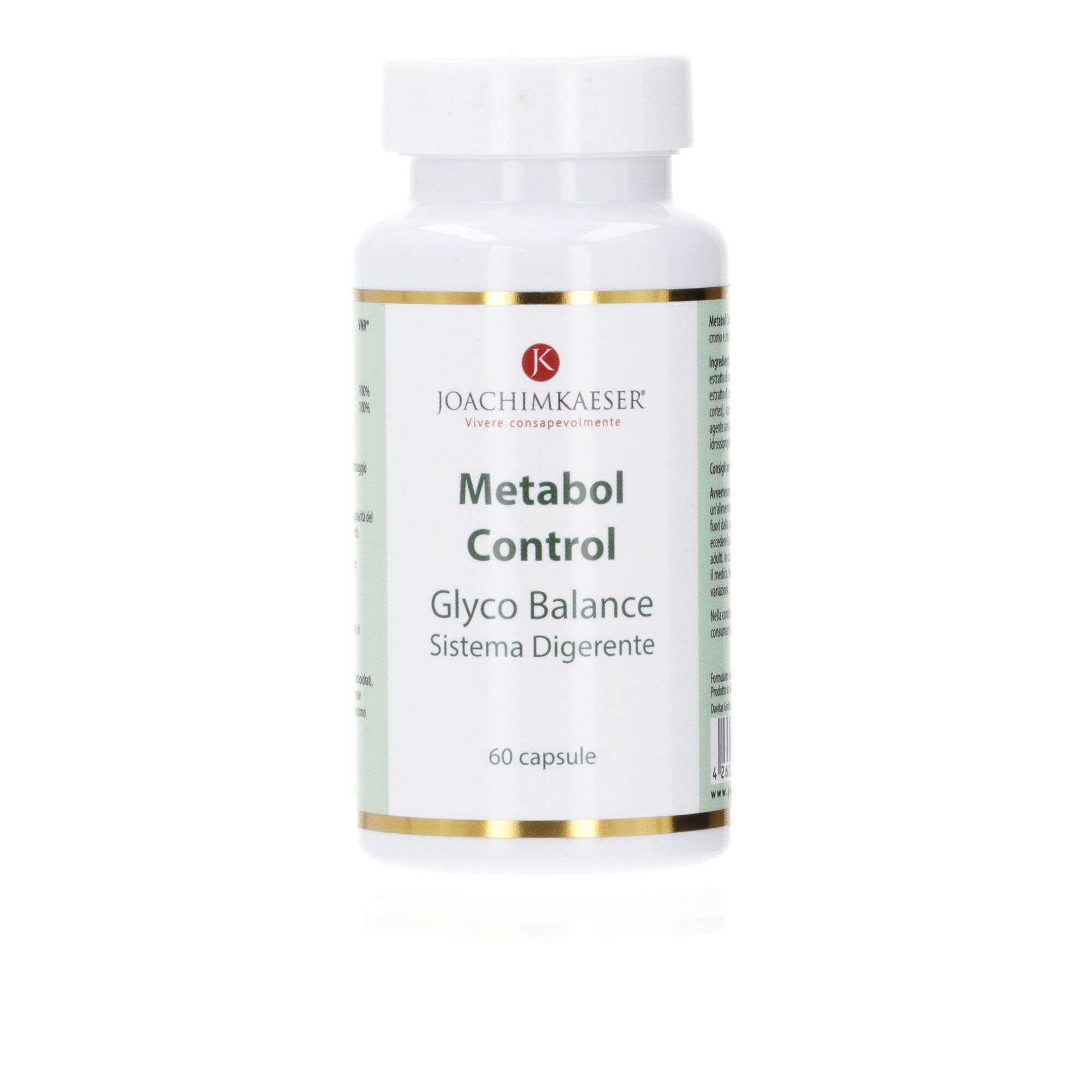 Joachim Kaeser Metabol Control integratore (60cps)