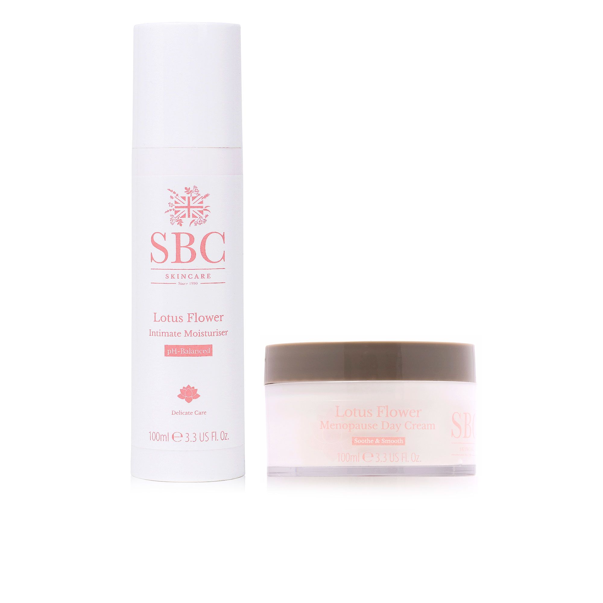 SBC
Kit Lotus Flower:
crema viso Menopause
e crema intima