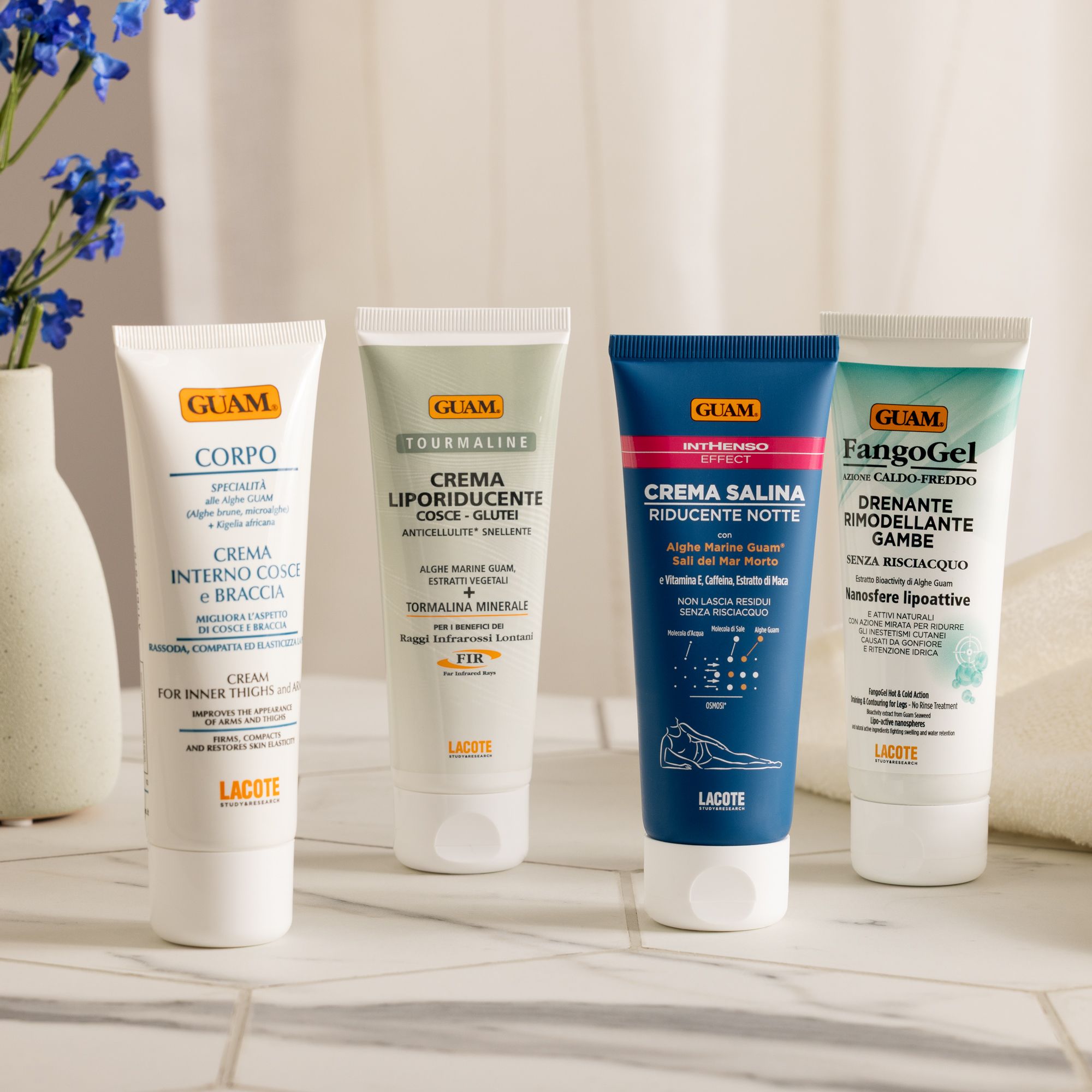 Guam
Kit Snellente 3
creme + Fango
Gel (4x75ml)