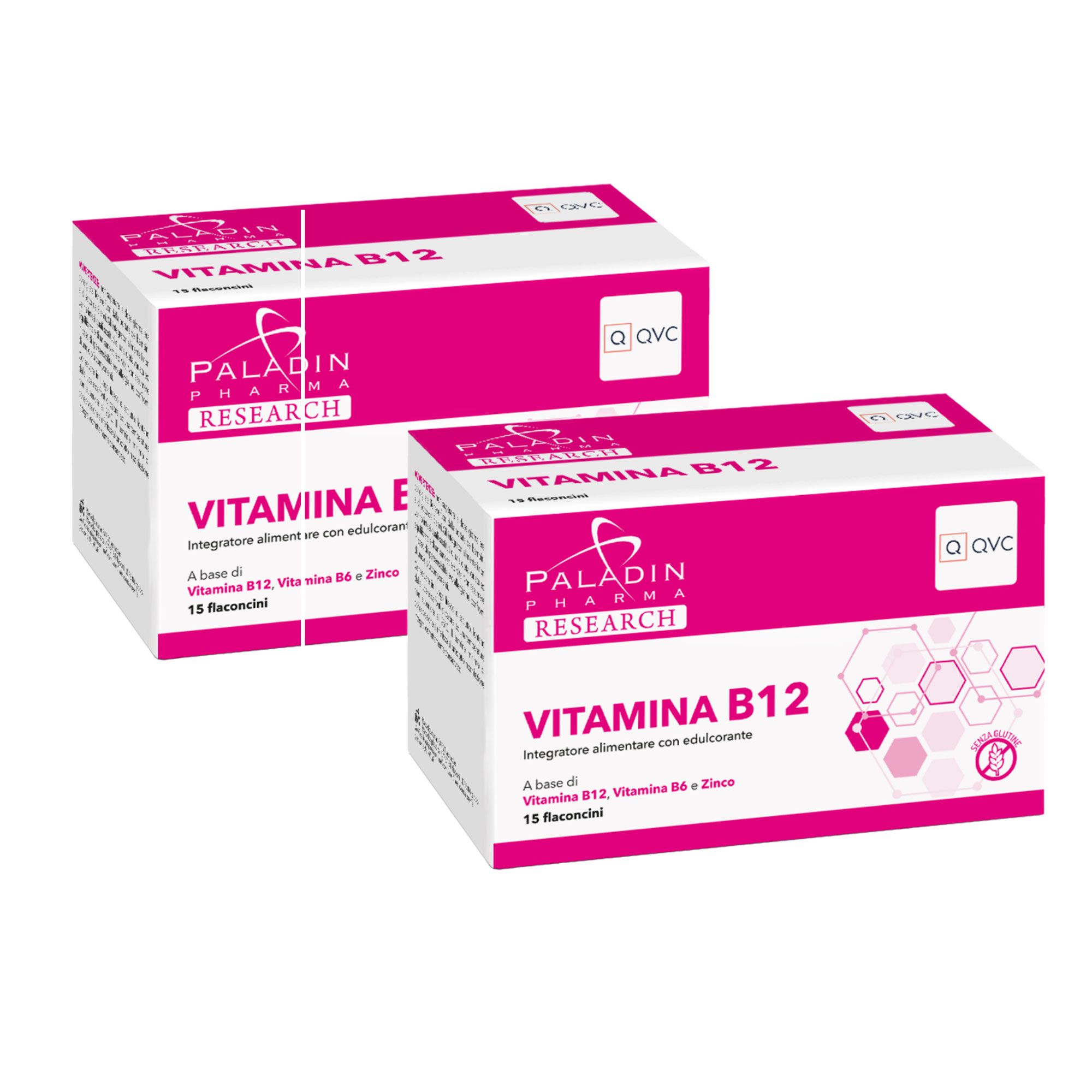 Image of Paladin Pharma Vitamina B12 Integratore gusto lampone (2x150ml)061