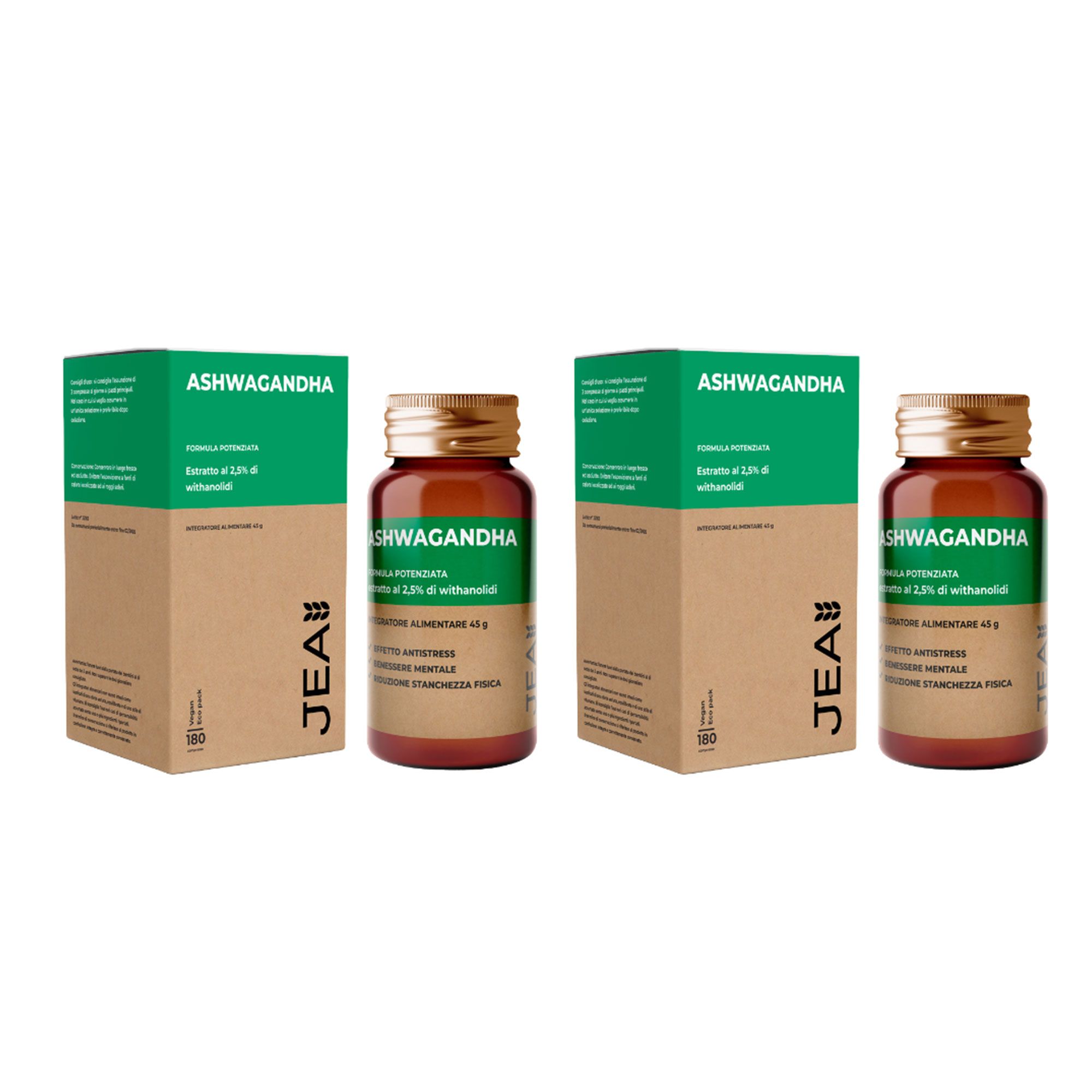 Jea
Integratore
Ashwagandha
(2x180 cps)