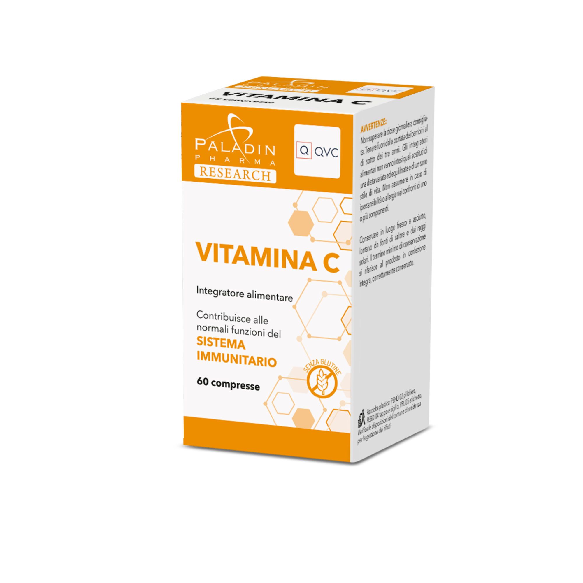 Image of Paladin Pharma Vitamina C integratore alimentare (60 cps)061