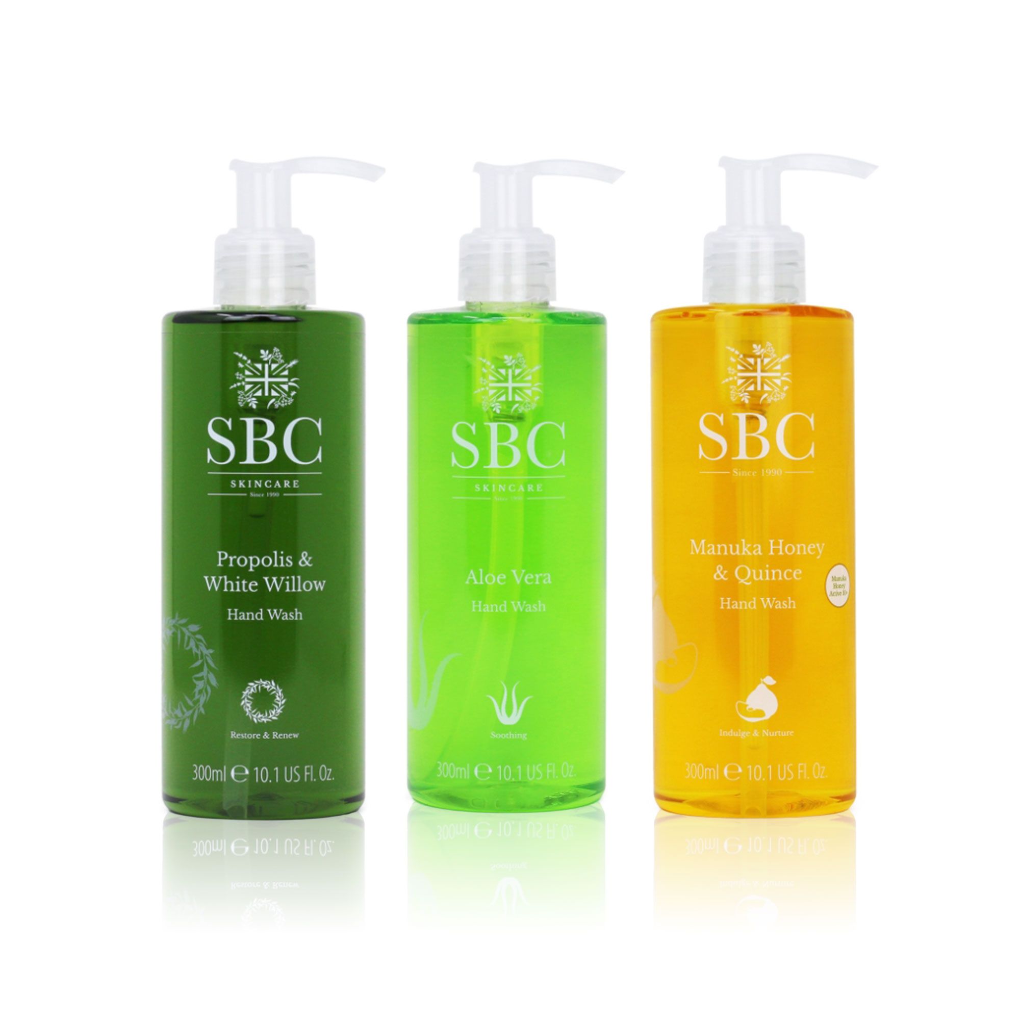 Image of SBC Trio detergenti mani: Propoli, Aleo Vera, Miele Manuka e Mela061