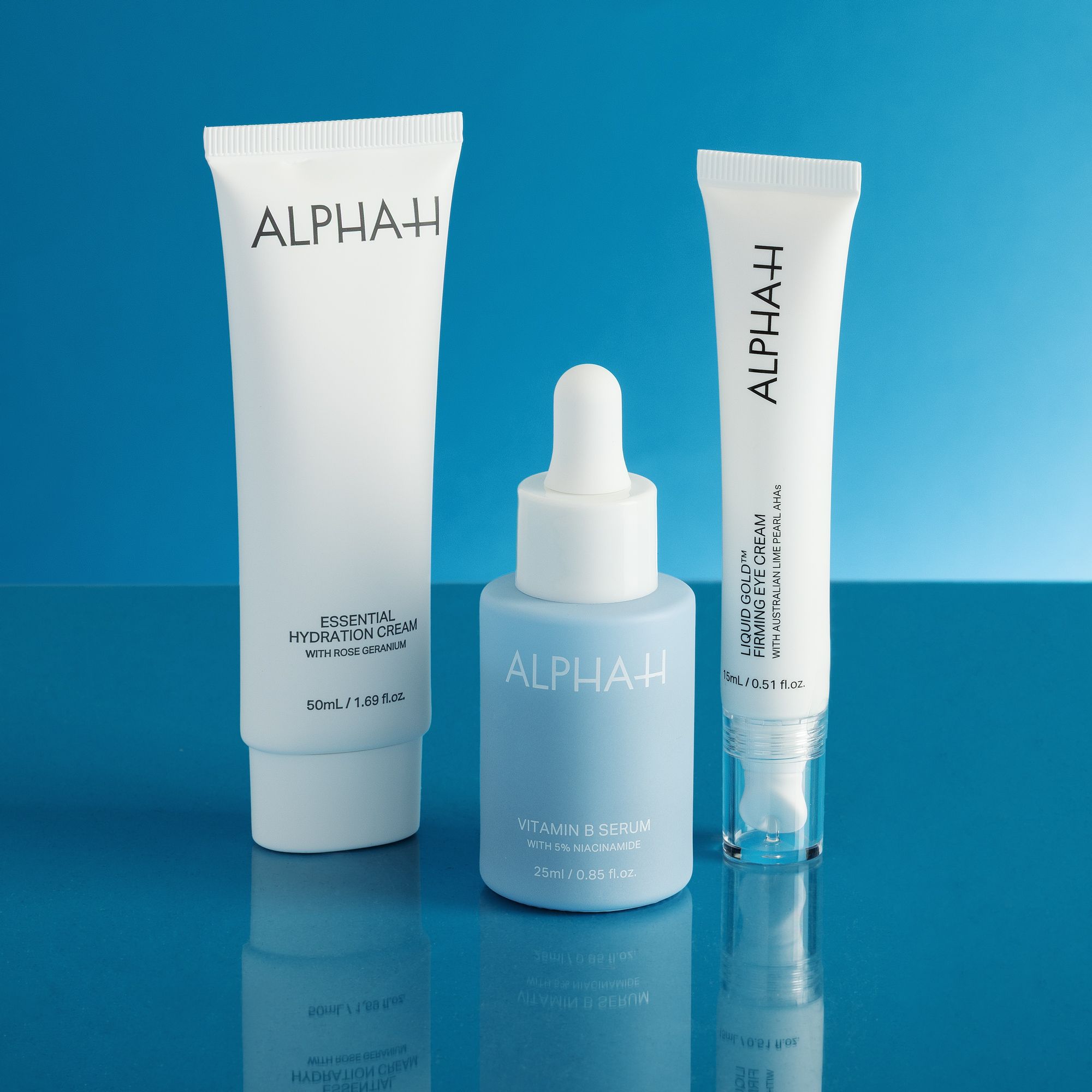 Alpha H
Kit notte: idratante,
crema occhi e siero
viso Vitamina B