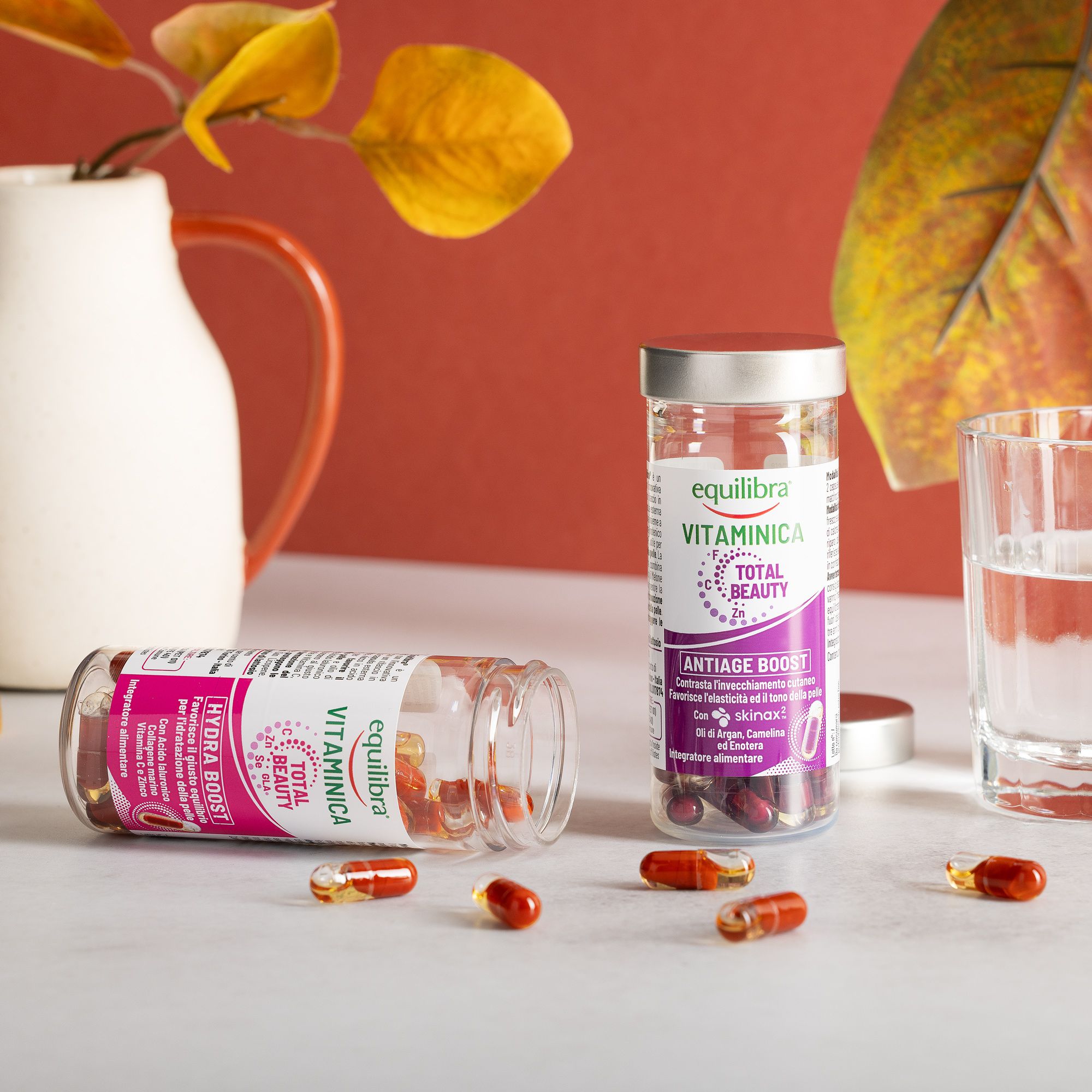 Vitaminica
Kit integratori:
Hydra Boost (40cps)
+ Total Boost (40cps)