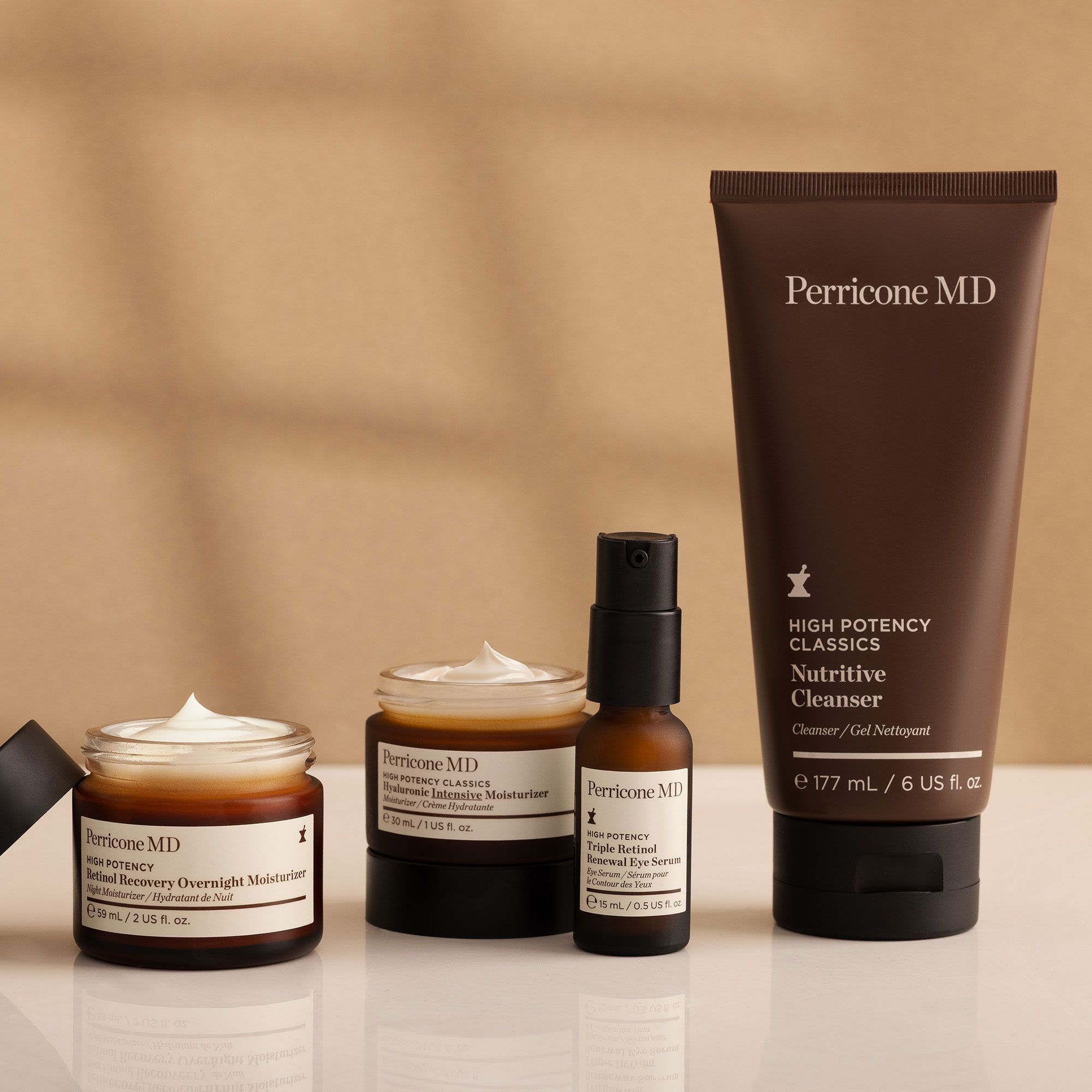 Perricone MD
Kit High Potency:
siero occhi, 2 creme,
detergente