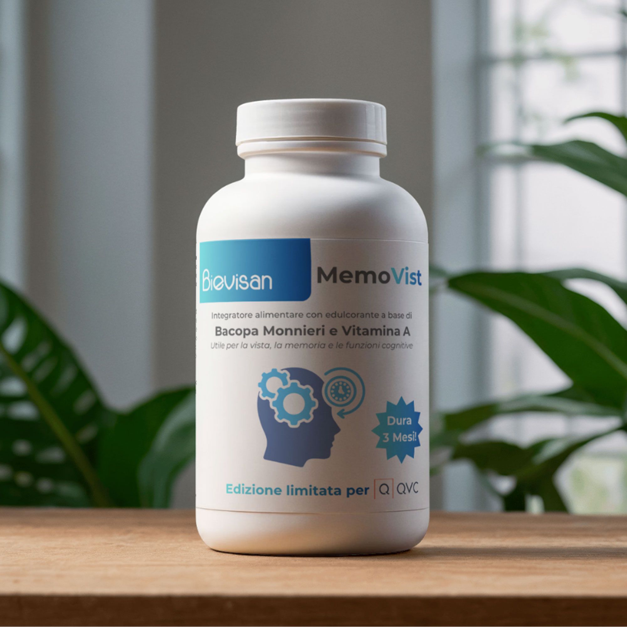  Bievisan
Memovist Integratore
con Bacopa Monnieri e
Vitamina A (180g)