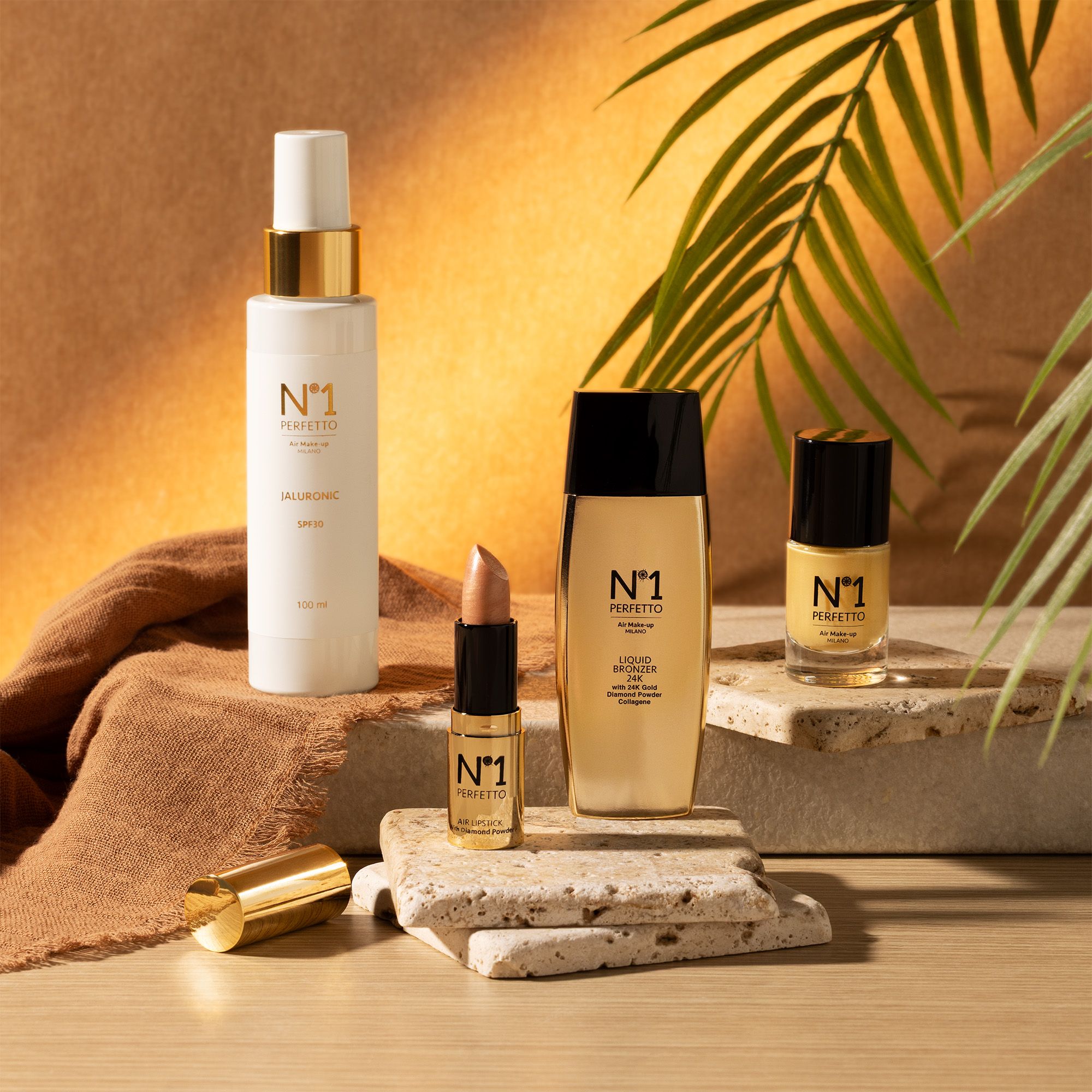 N°1 Perfetto
Siero spray SPF30
+ siero collagene +
lipstick + smalto