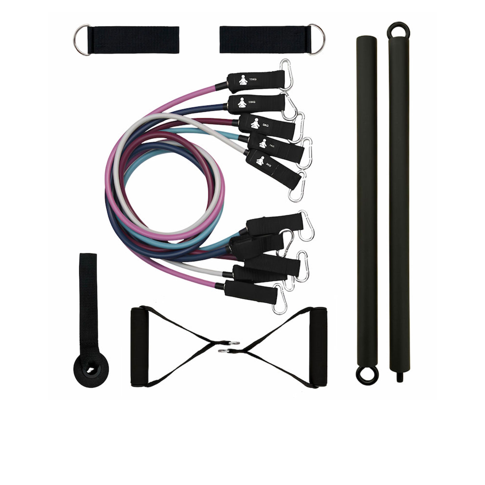 Fitpaddy
Kit allenamento
5 fasce elastiche
resistenza variabile