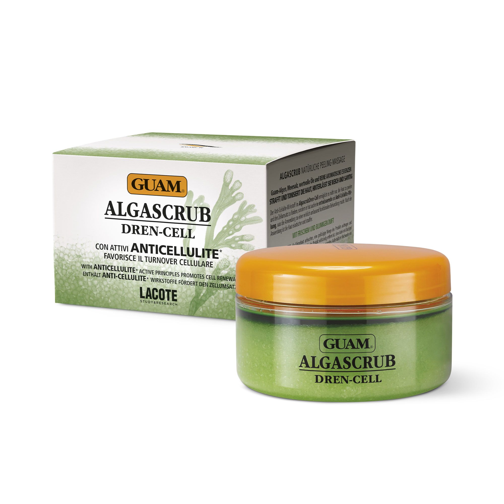 Guam®
Scrub corpo
anticellulite (420g)
Algascrub Dren-Cell