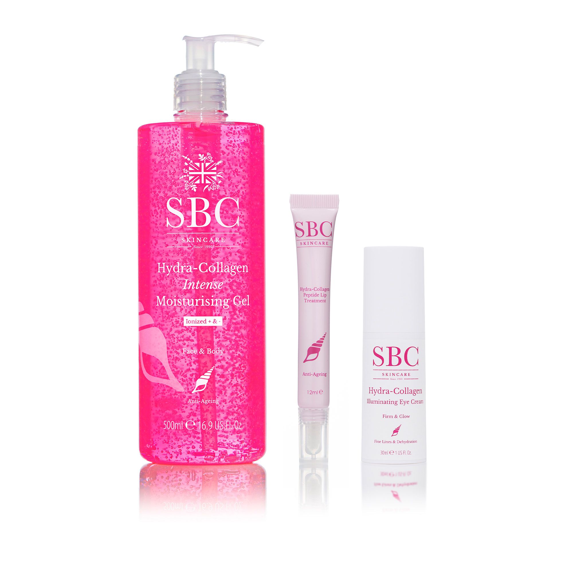 SBC
Hydra-Collagen: gel
viso + contorno occhi
+ trattamento labbra