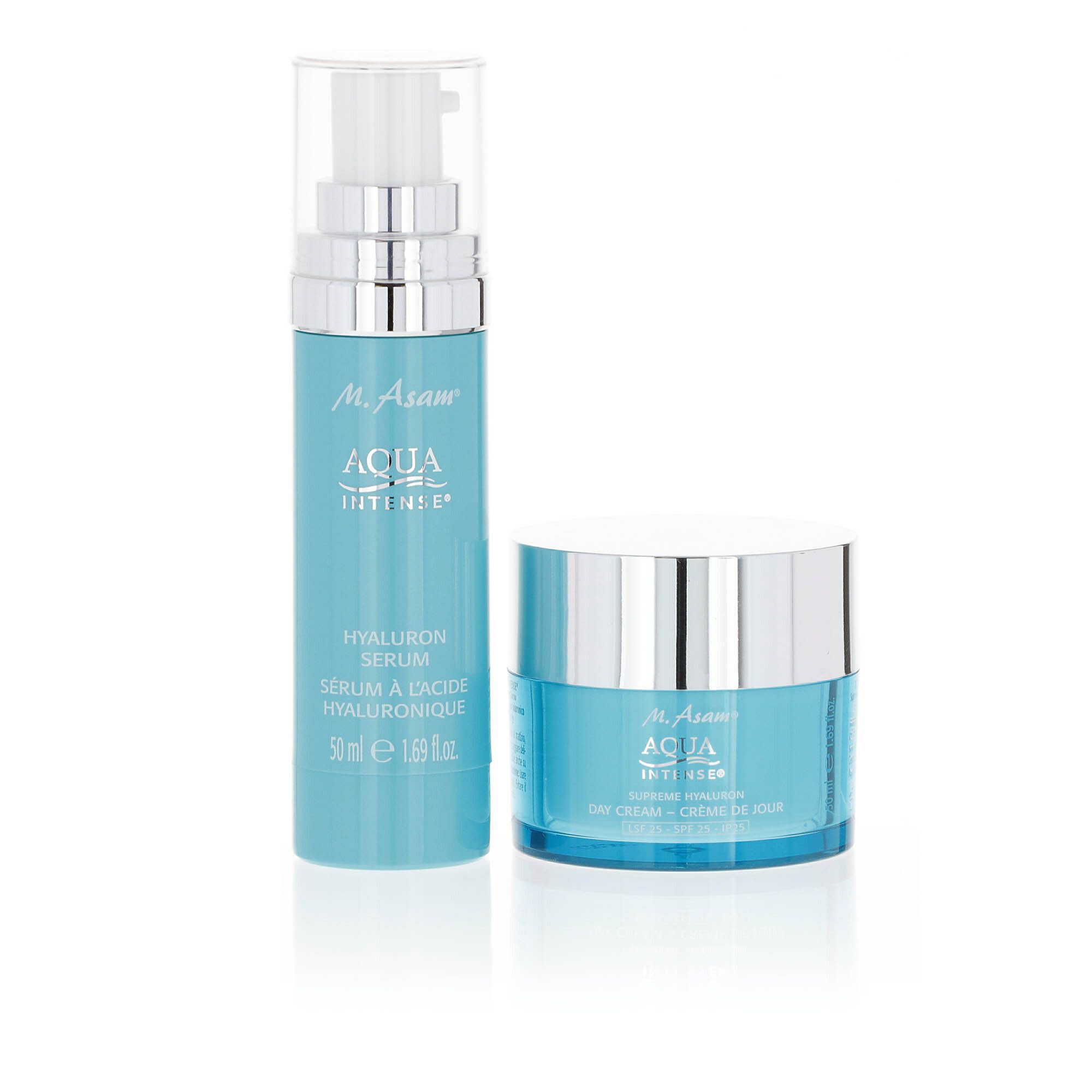 QVC M. Asam Aqua Intense Duo: crema con SPF25 e siero ialuronico