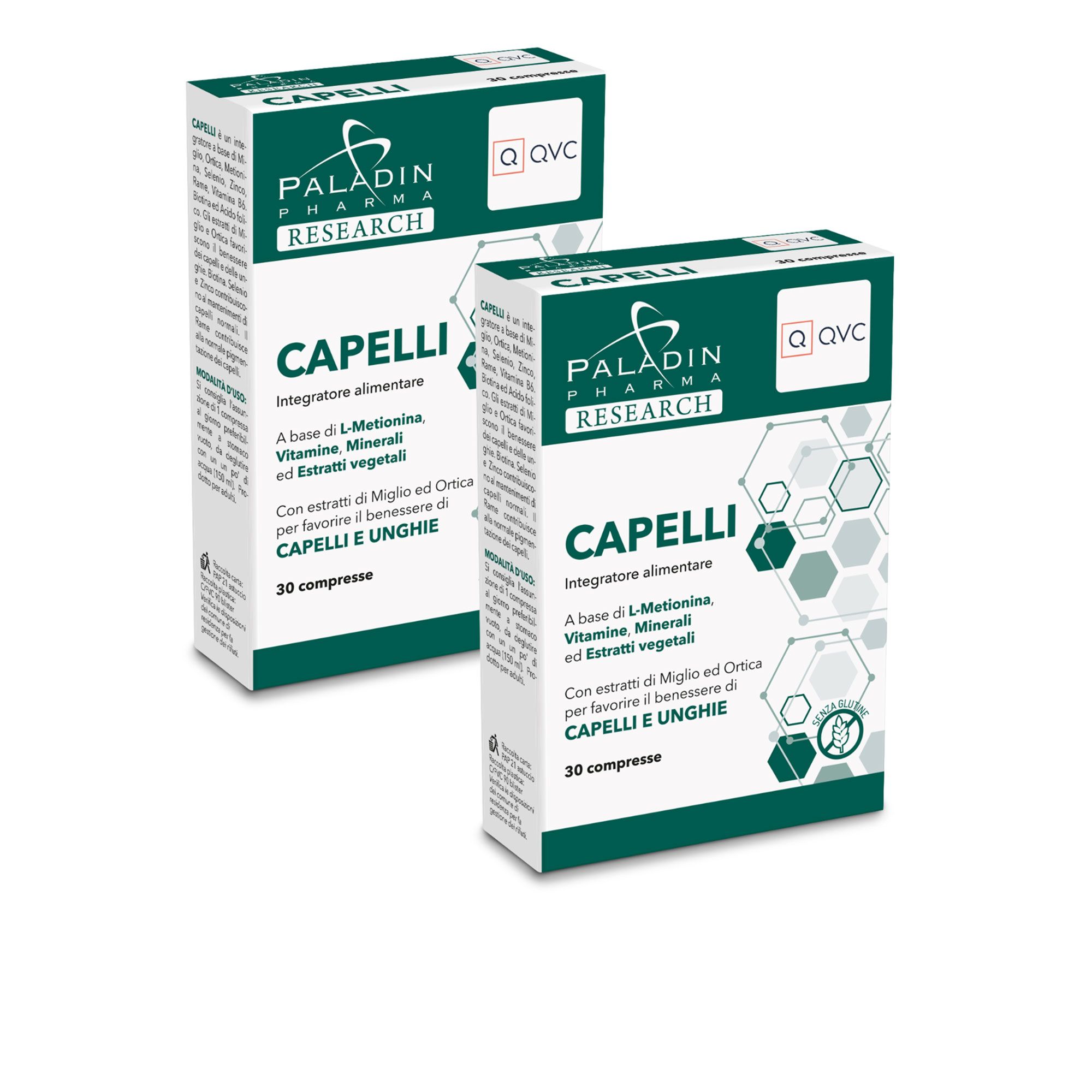 Paladin Pharma Capelli integratore alimentare (2x30 cps)